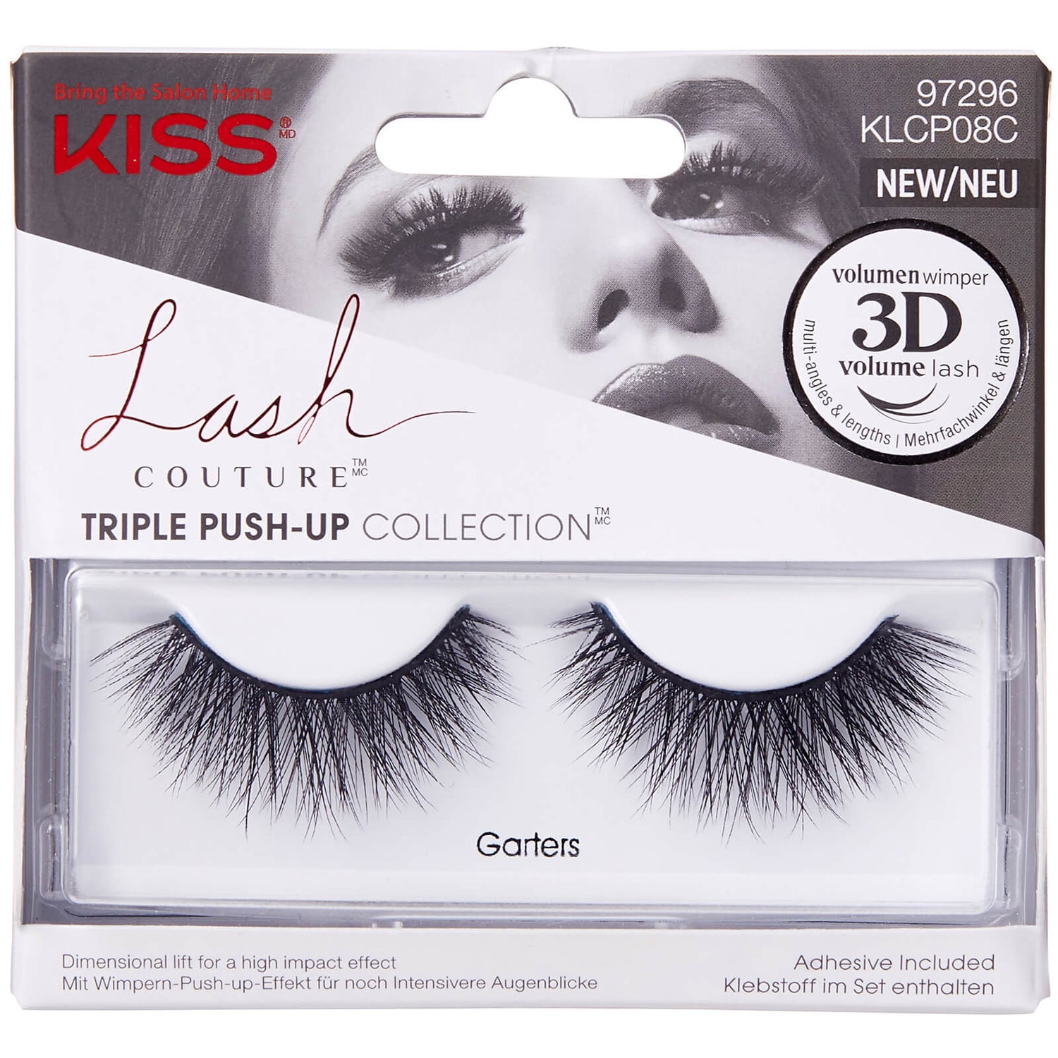 Kiss Lash Couture Triple Push Up - Garters