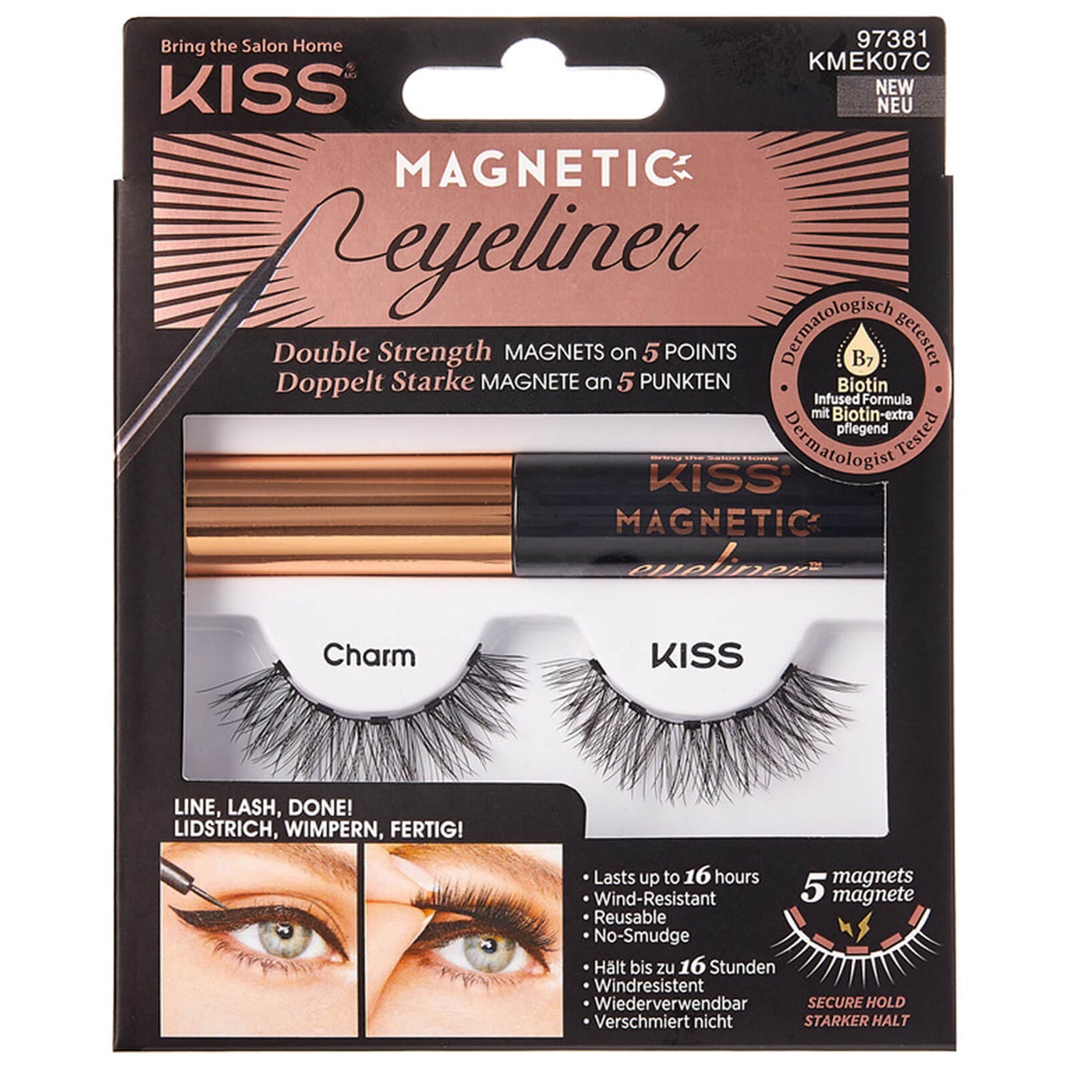 KISS Magnetic Eyeliner/Eyelash (Various Options)
