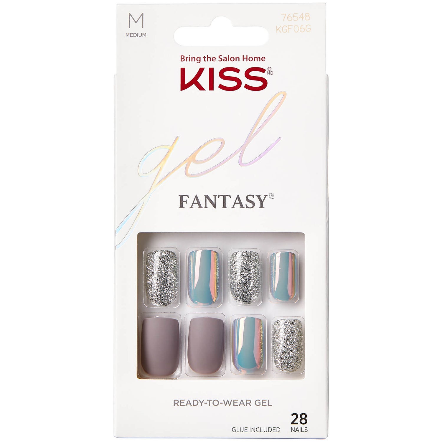 KISS Glam Fantasy Nails 3D - Wake Up Call - LOOKFANTASTIC