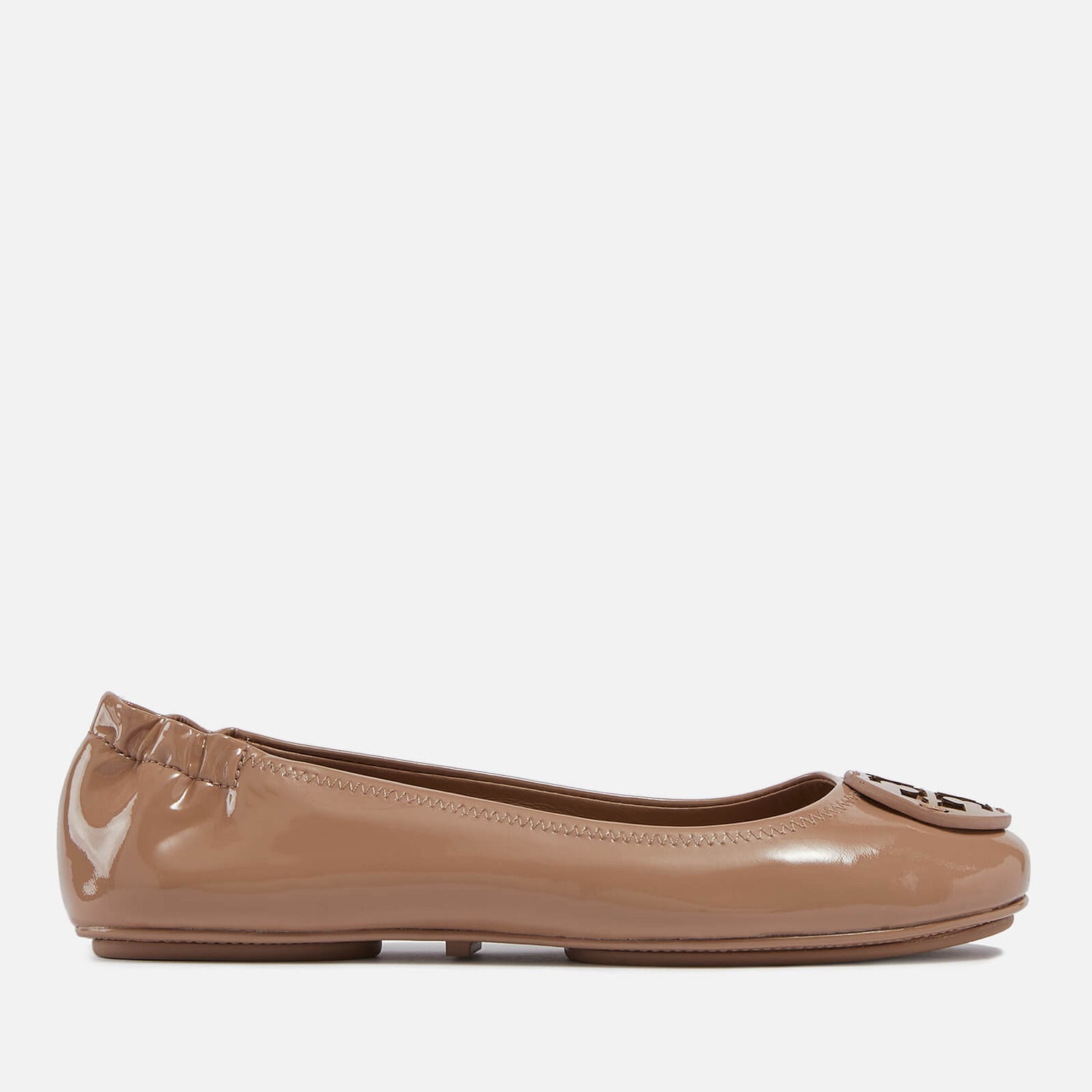 Tory Burch Minnie Patent Leather Travel Ballet Flats - UK 3