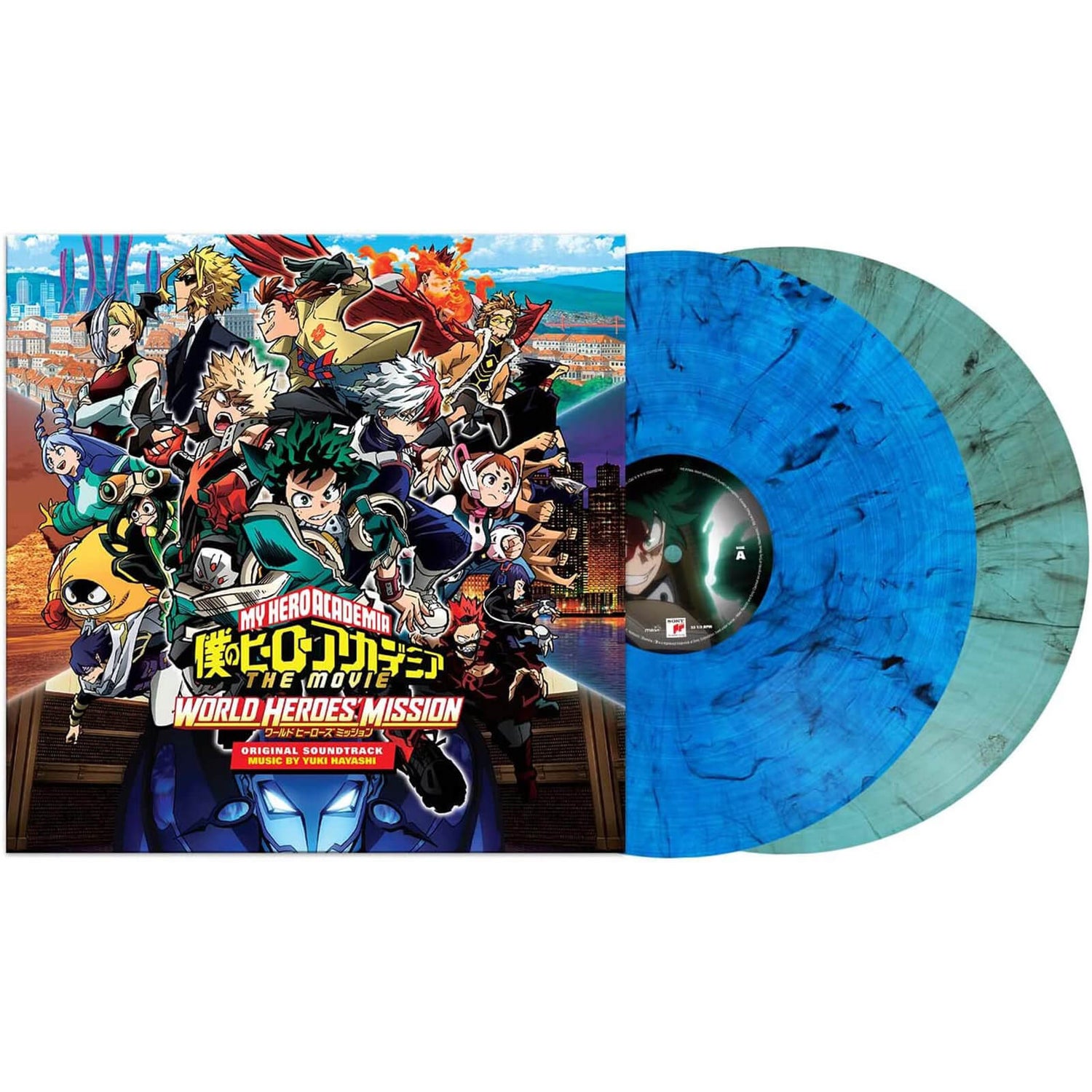 My Hero Academia: World Heroes' Mission 2LP Colour Vinyl