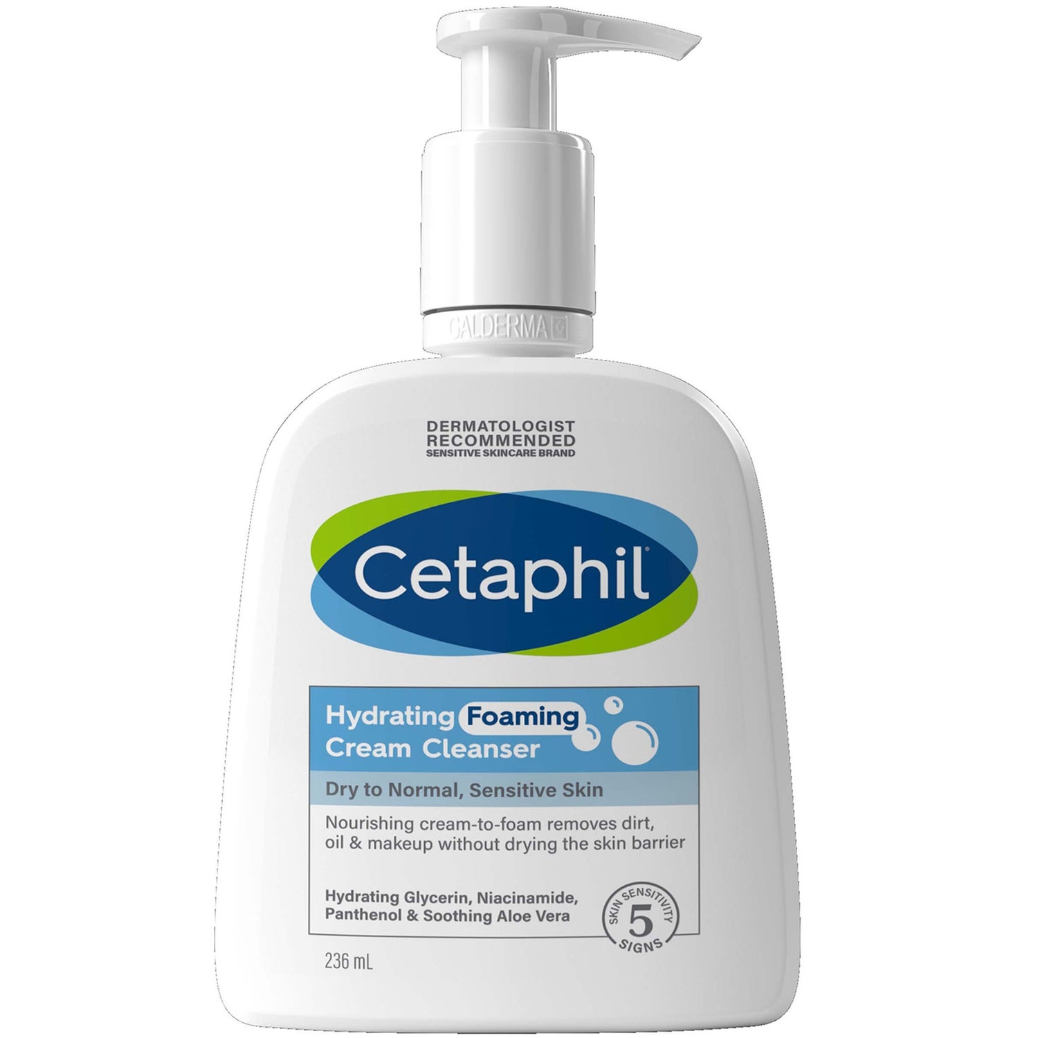 Cetaphil Hydrating Foaming Wash 236ml