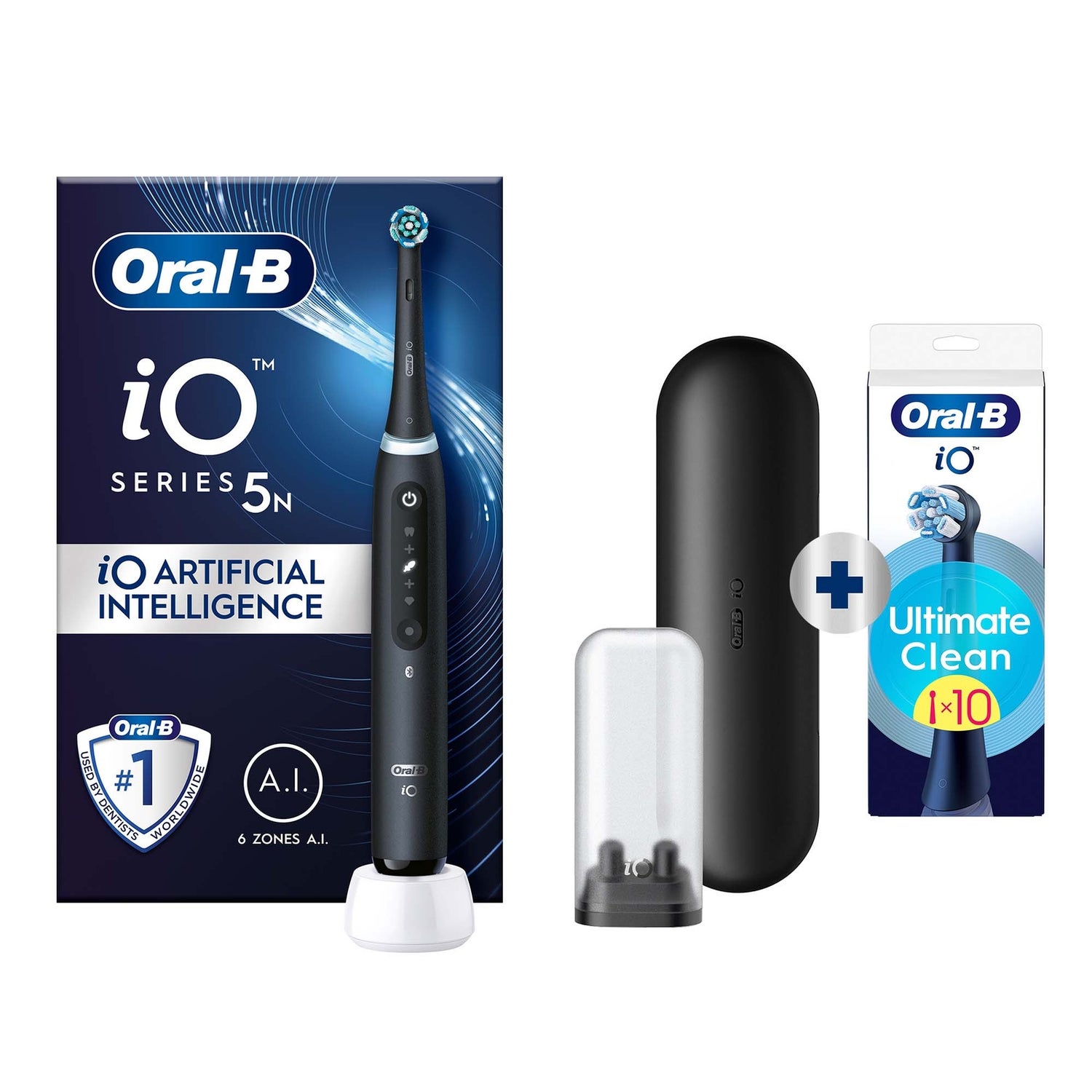 Oral-B iO 5N Elektrische Tandenborstel Zwart