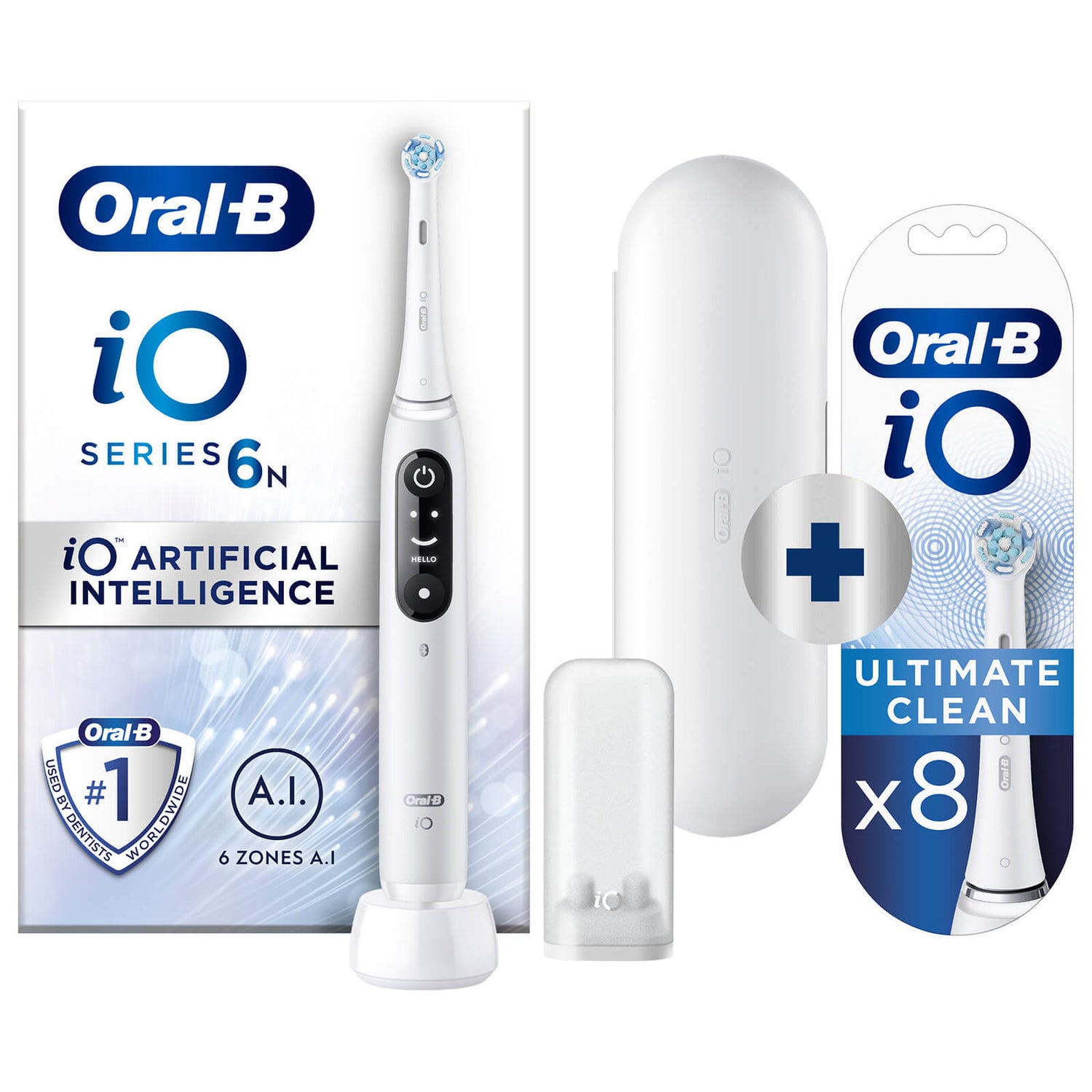 Oral-B iO 6N Elektrische Tandenborstel Wit