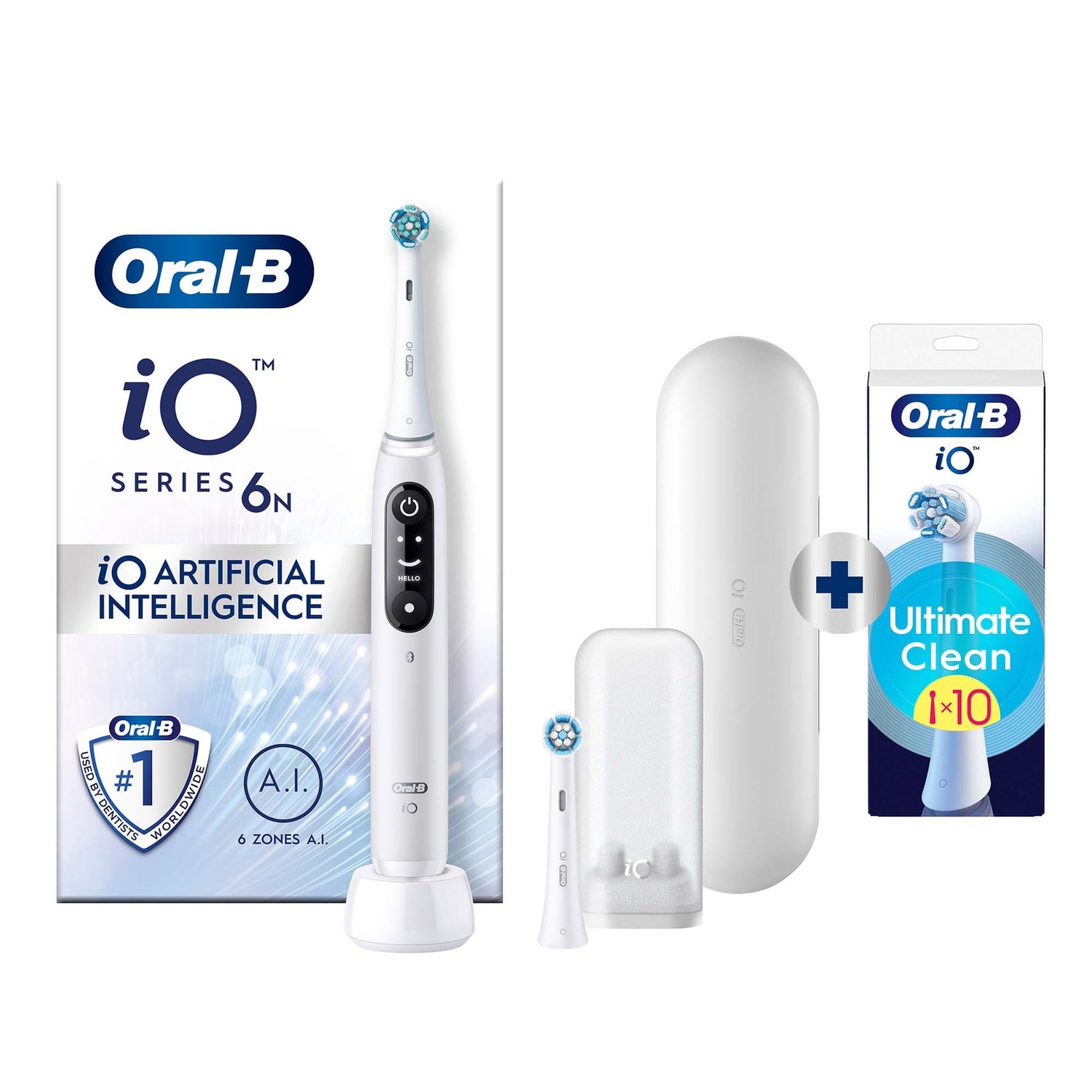 Oral-B iO 6N Elektrische Tandenborstel Wit
