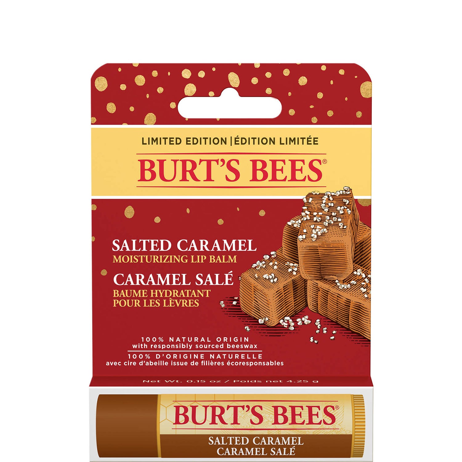 Burt's Bees Moisturising Salted Caramel Lip Balm 4.25g