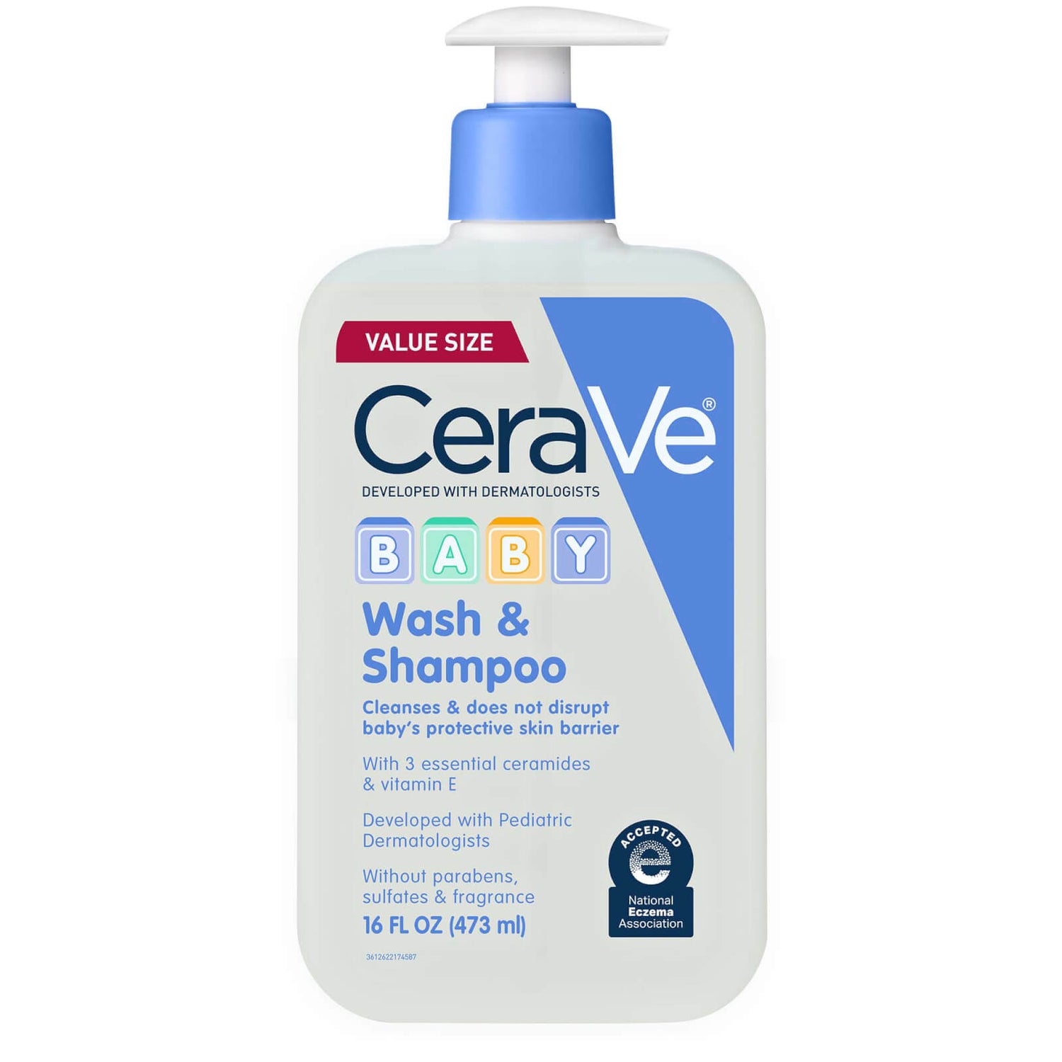CeraVe Baby Wash and Shampoo (16 fl. oz)