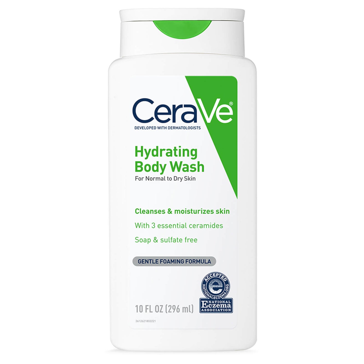 CeraVe Hydrating Body Wash with Hyaluronic Acid for Dry Skin (10 fl. oz.)