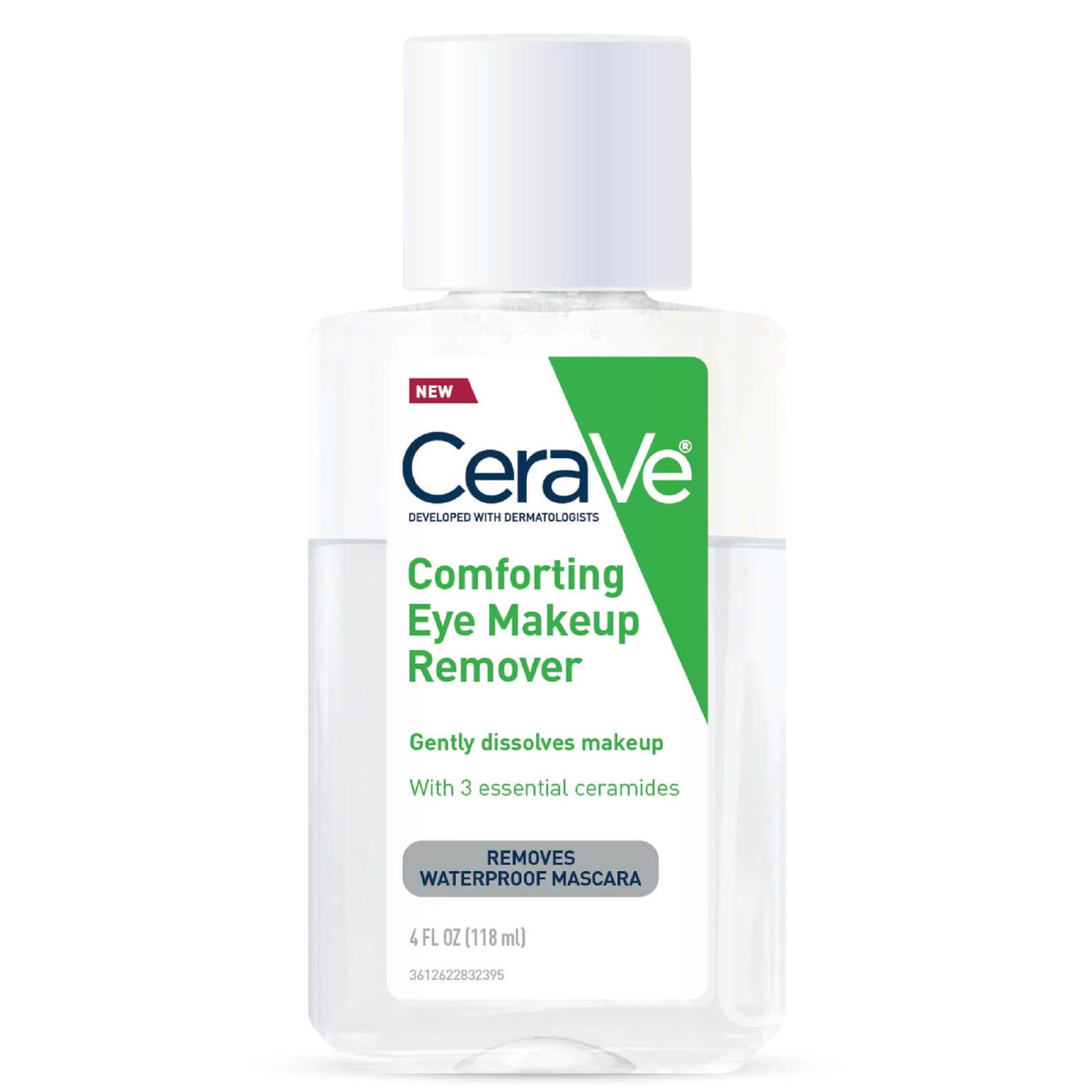 CeraVe Comforting Eye Makeup Remover for Waterproof Makeup 4 oz