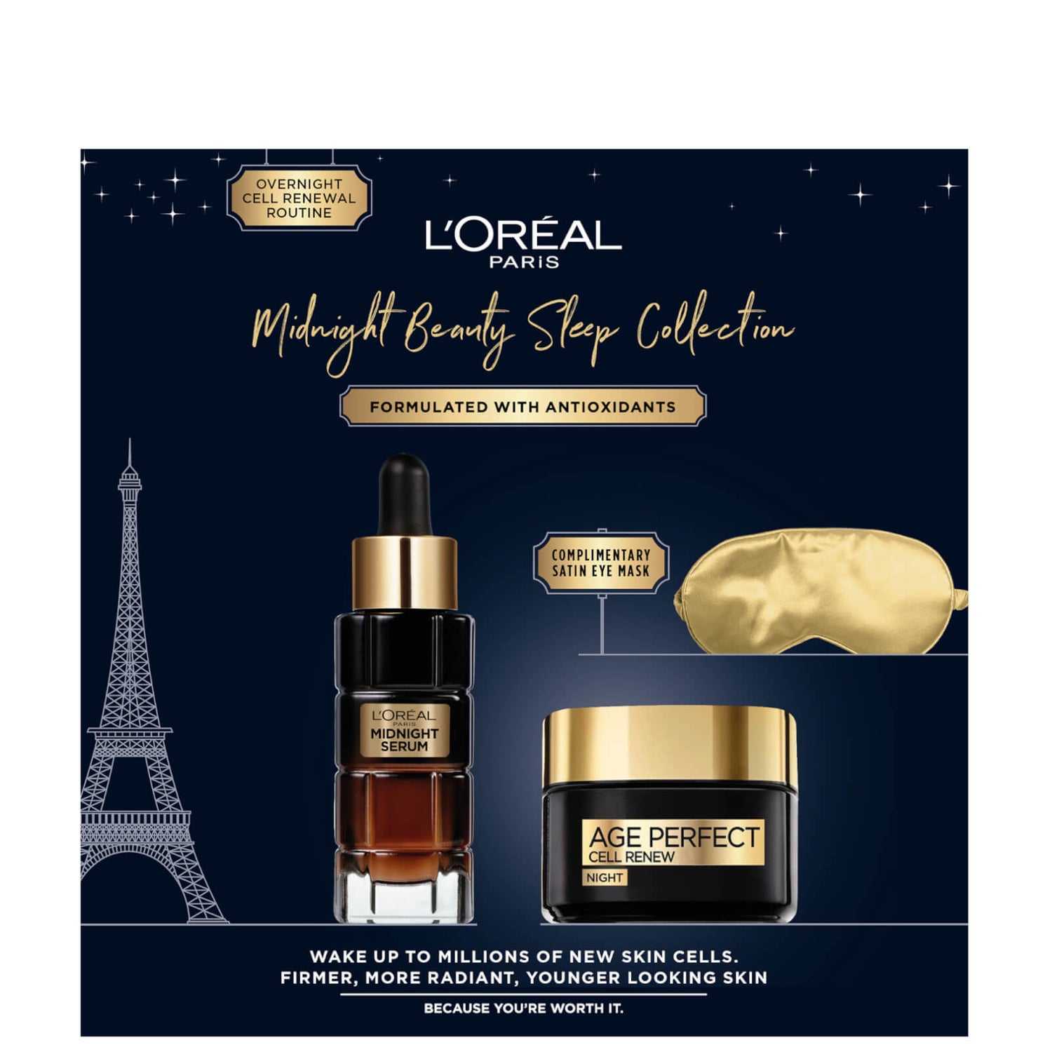 L’Oréal Paris Midnight Beauty Sleep Collection (Worth £59.98)