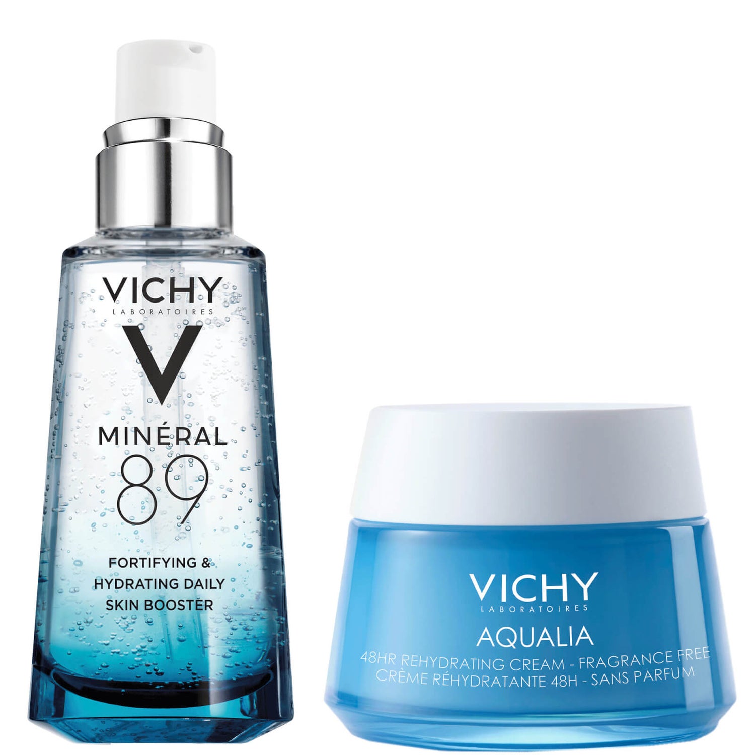 Vichy Dual Hydration Kit with Hyaluronic Acid Face Serum & Moisturizer (Worth $61.00)