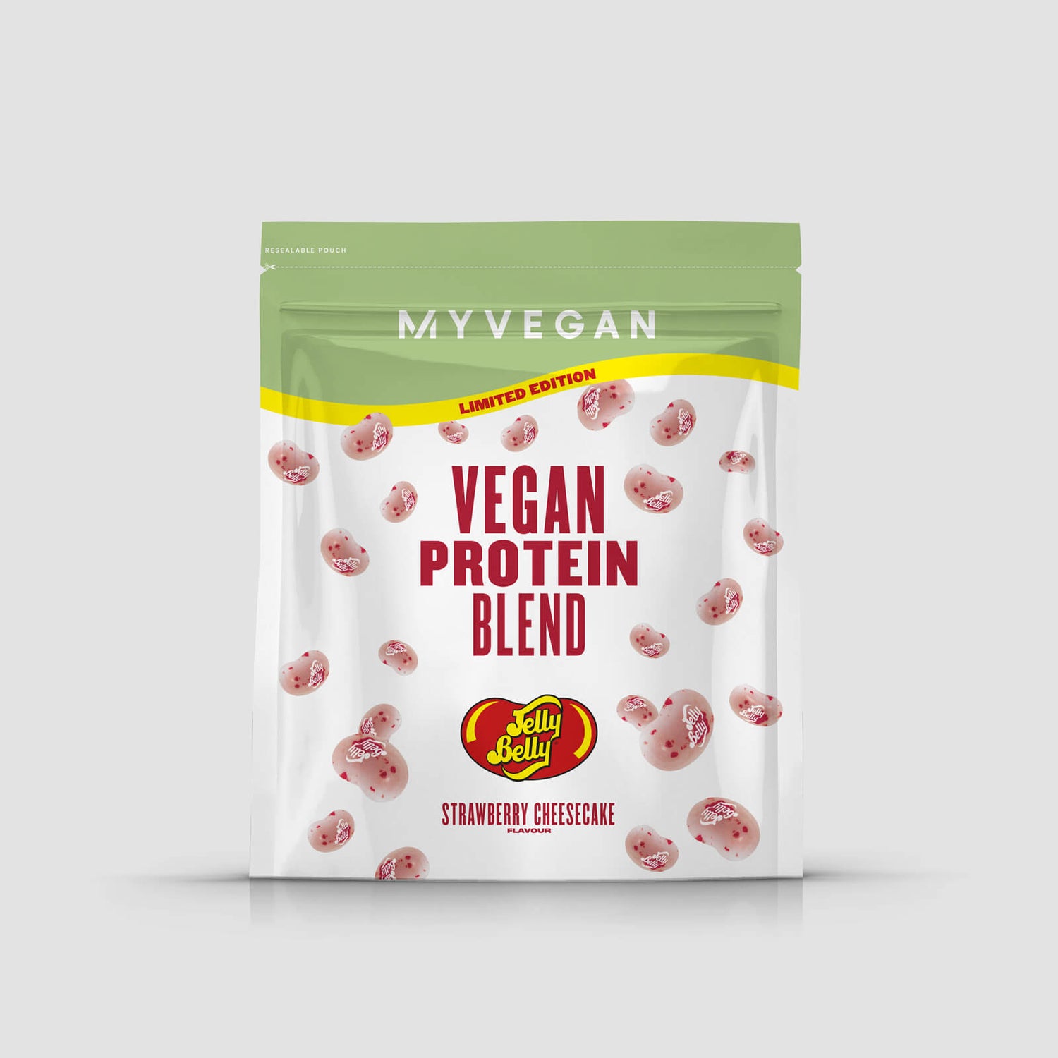 Vegansk Proteinblanding (Prøve) - 1servings - Strawberry Cheesecake