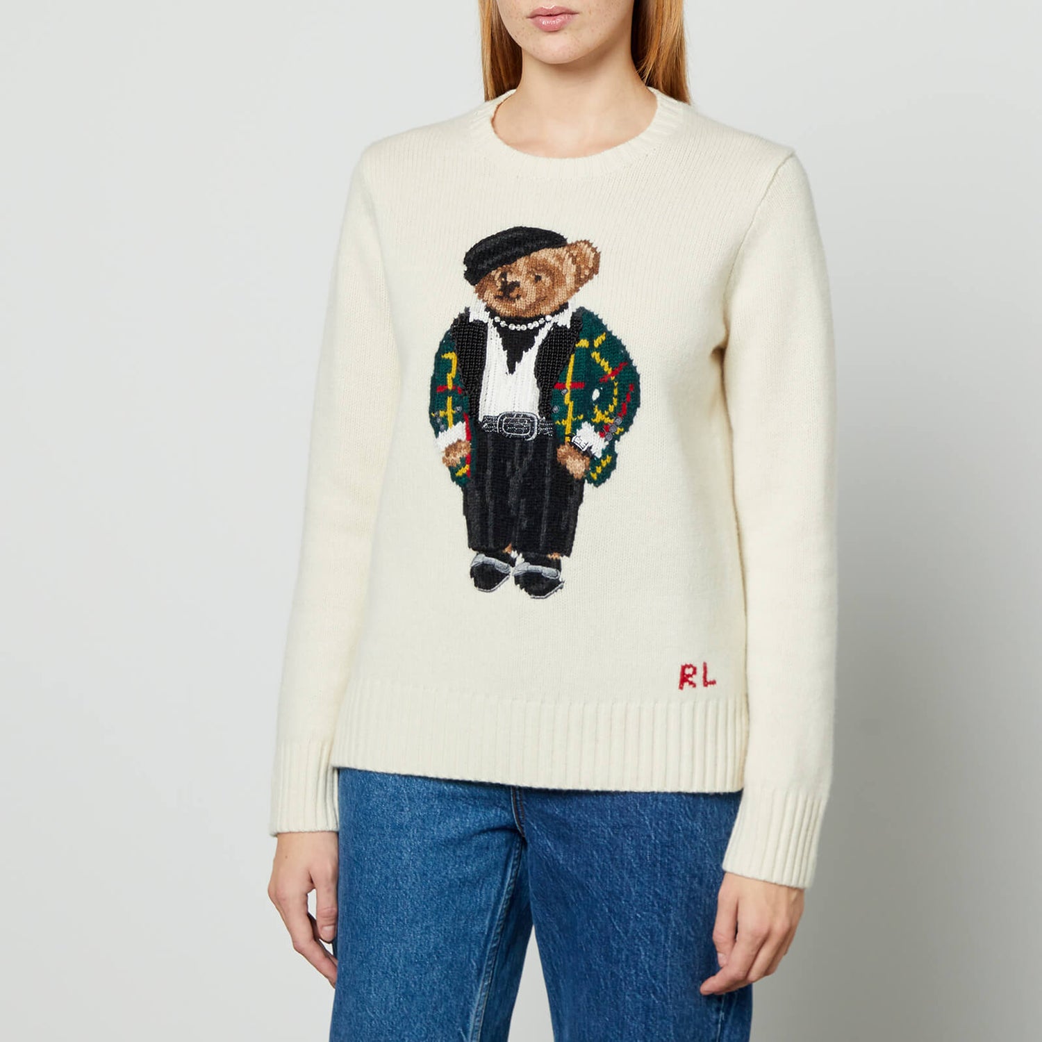 Polo Ralph Lauren Bear Wool and Cashmere-Blend Jumper