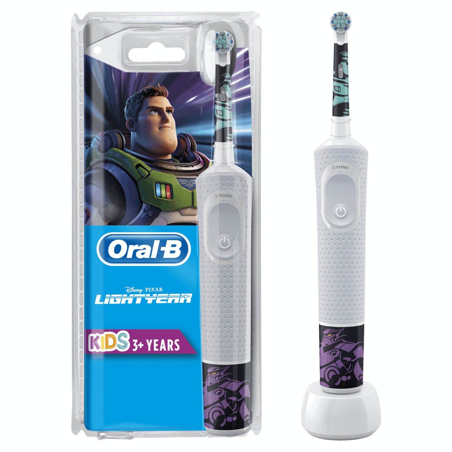 Oral B Kids Disney Lightyear Electric Toothbrush Designed By Braun, For Ages 3+
