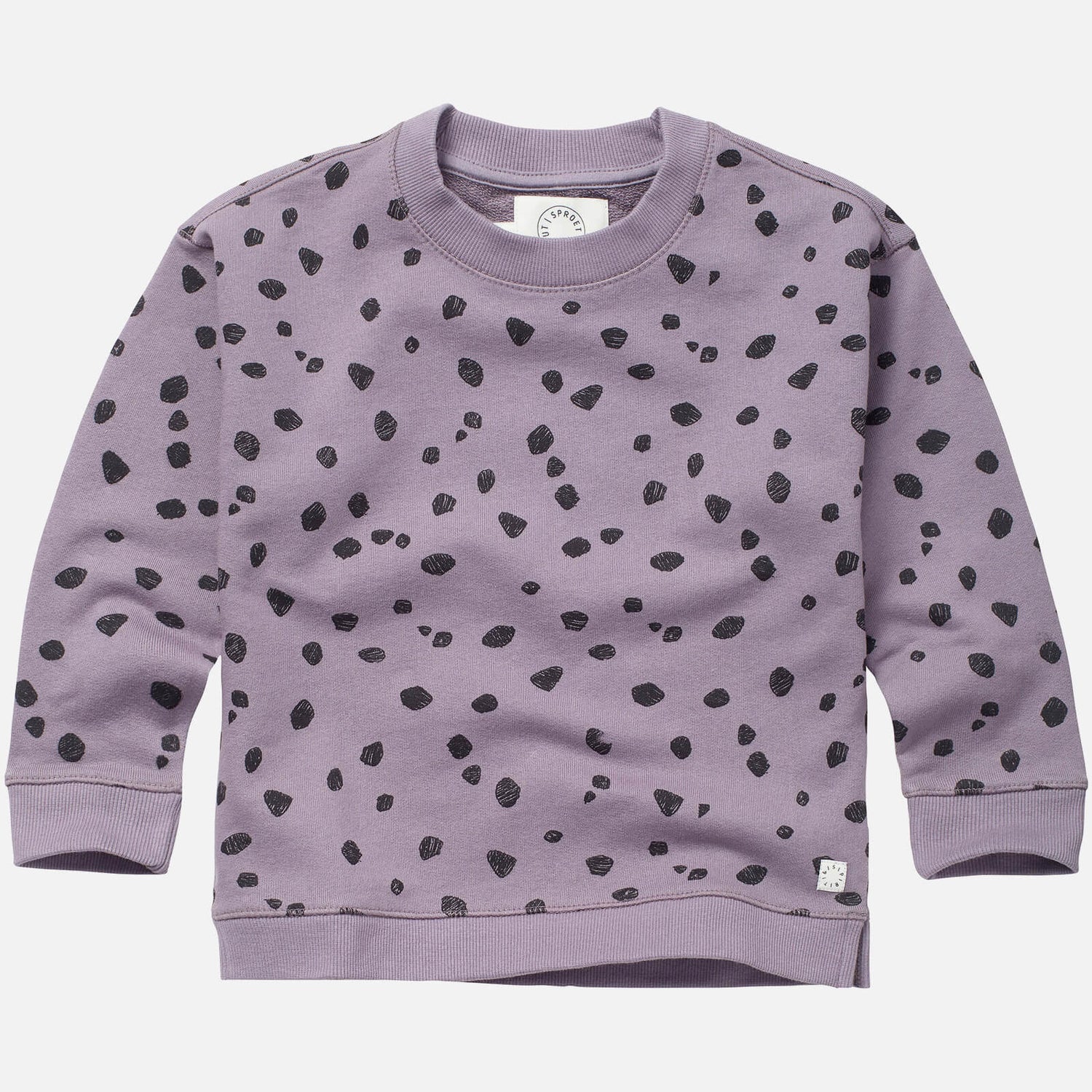 Sproet + Sprout Girls' Animal-Print Cotton Sweatshirt