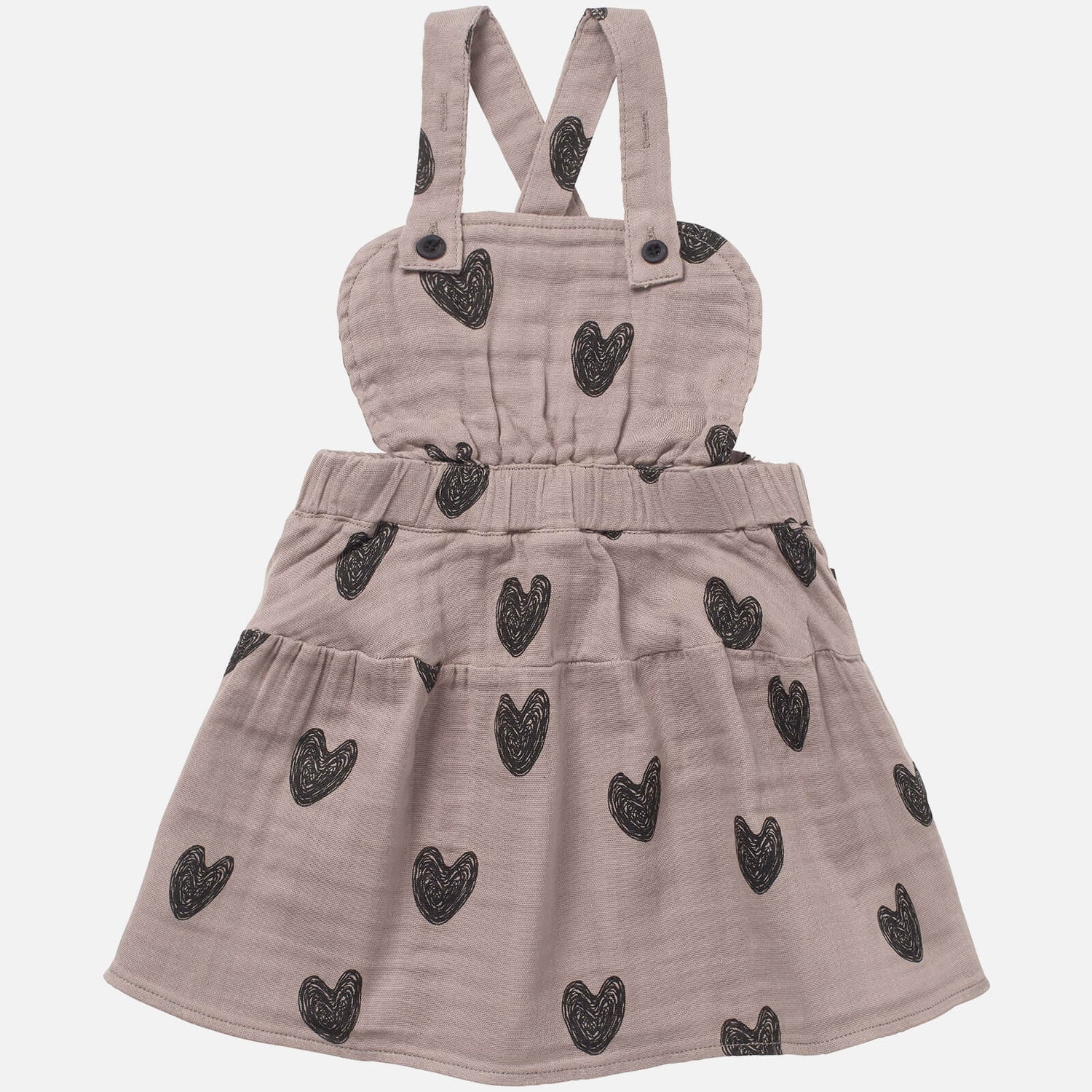Sproet + Sprout Salopette Printed Cotton Dress - 12 Months