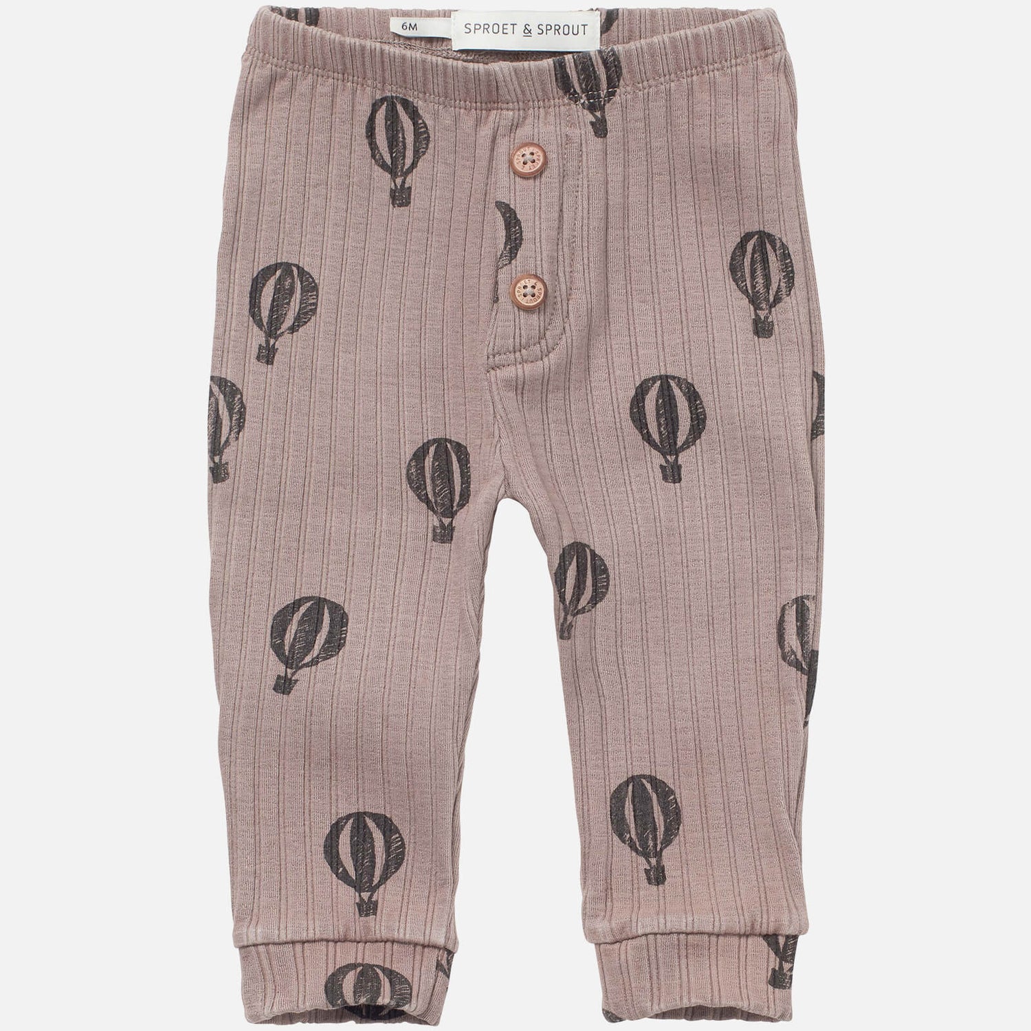 Sproet + Sprout Boys' Ribbed Cotton-Blend Trousers - 6 Months