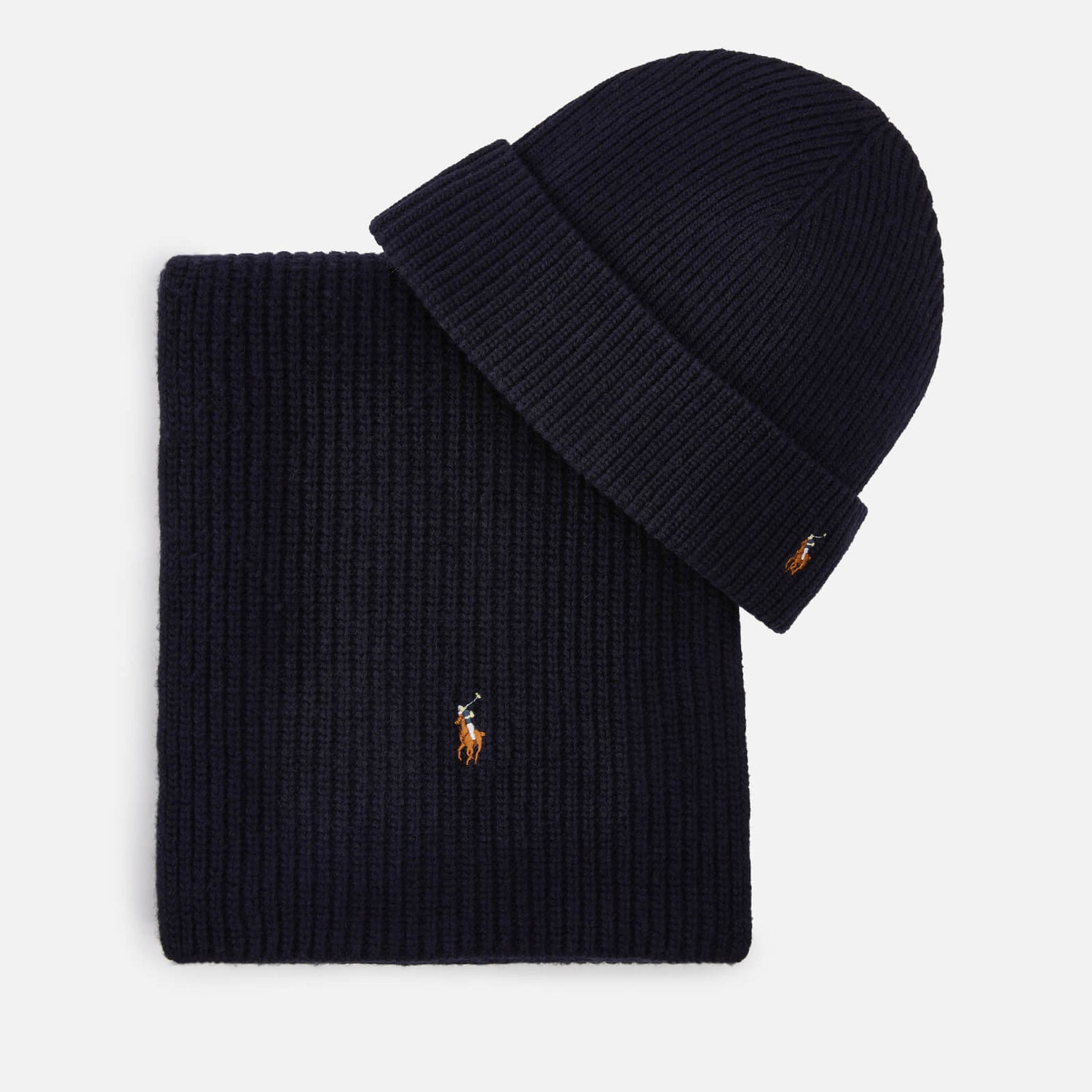 Polo Ralph Lauren Wool-Blend Hat And Scarf Set