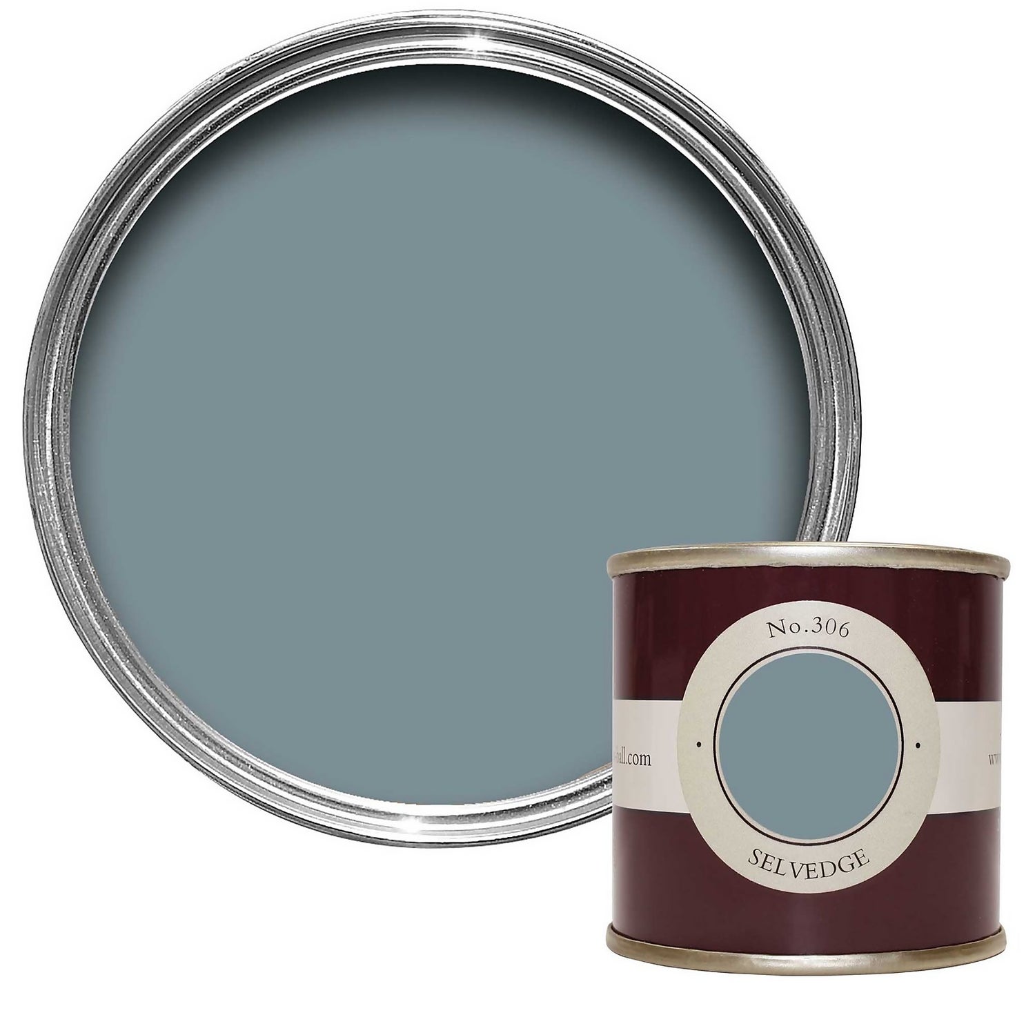 Farrow Ball Estate Matt Emulsion Paint Selvedge No.306 Tester