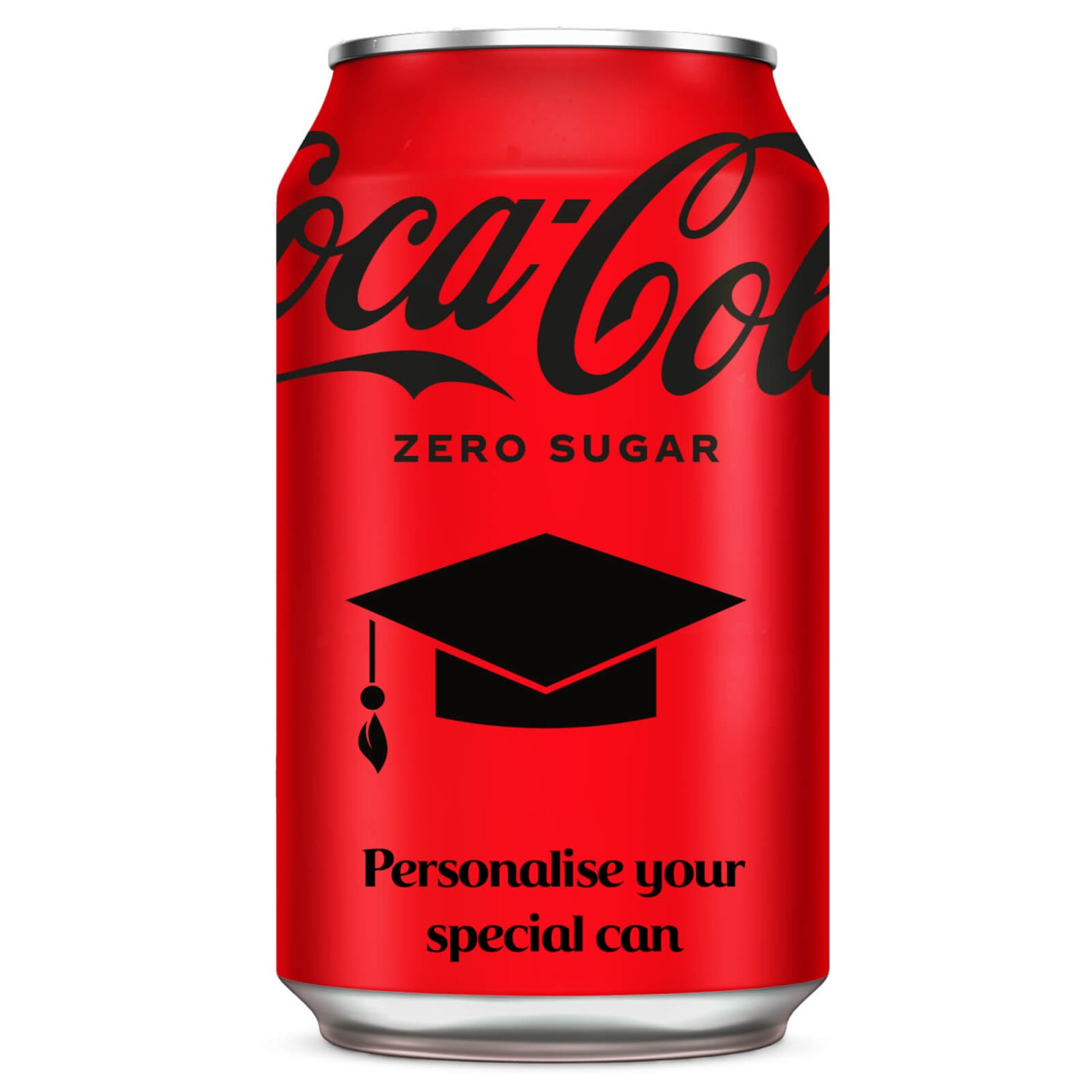 Coca-Cola Zero Sugar 330ml - Personalised Can - Exam Results