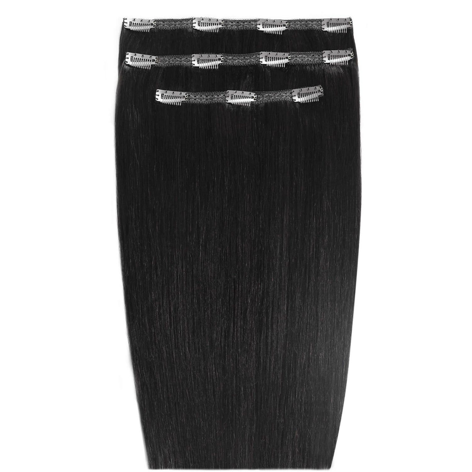 Beauty Works Deluxe Clip Ins 20 Inch - Jet Set Black