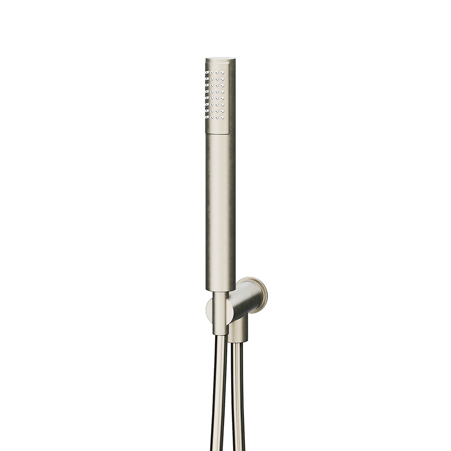 Shower Handset, with Hose, Wall Outlet and Holder - Brushed Nickel Finish