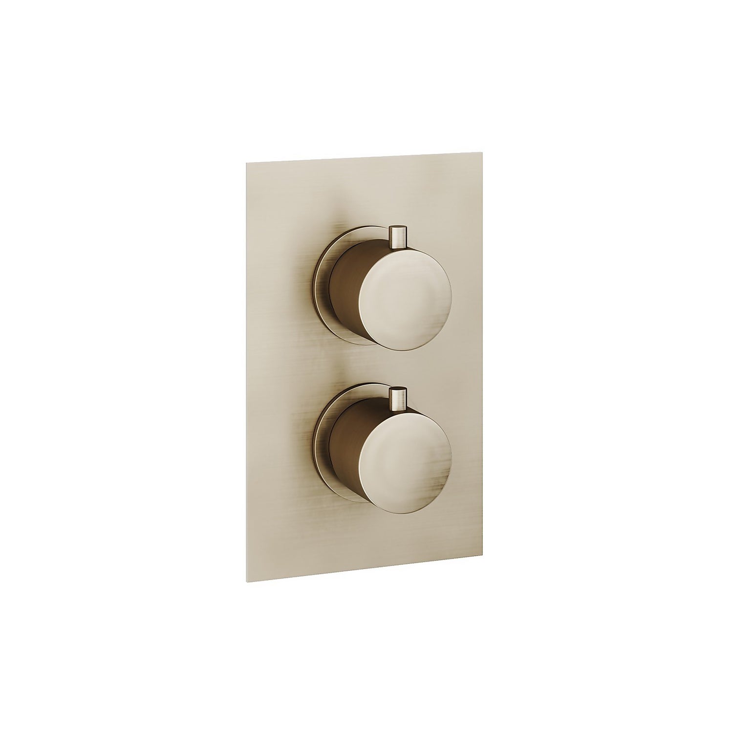 Thermostatic 1 Way Shower Valve - Brushed Nickel Finish