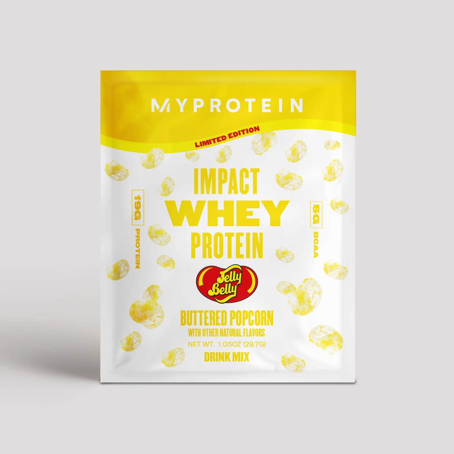 Impact Whey Protein x Jelly Belly Buttered Popcorn (sample) - Butter Popcorn