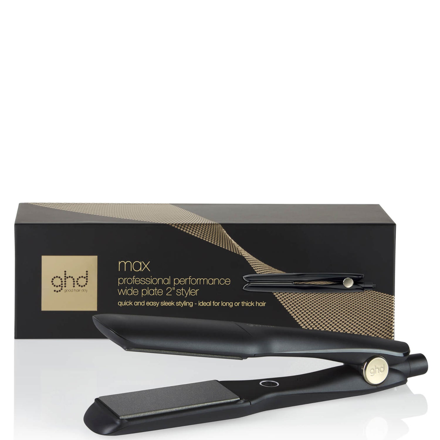 ghd Gold Max Styler Hair Straightener Wide Flat Iron | Lookfantastic UAE