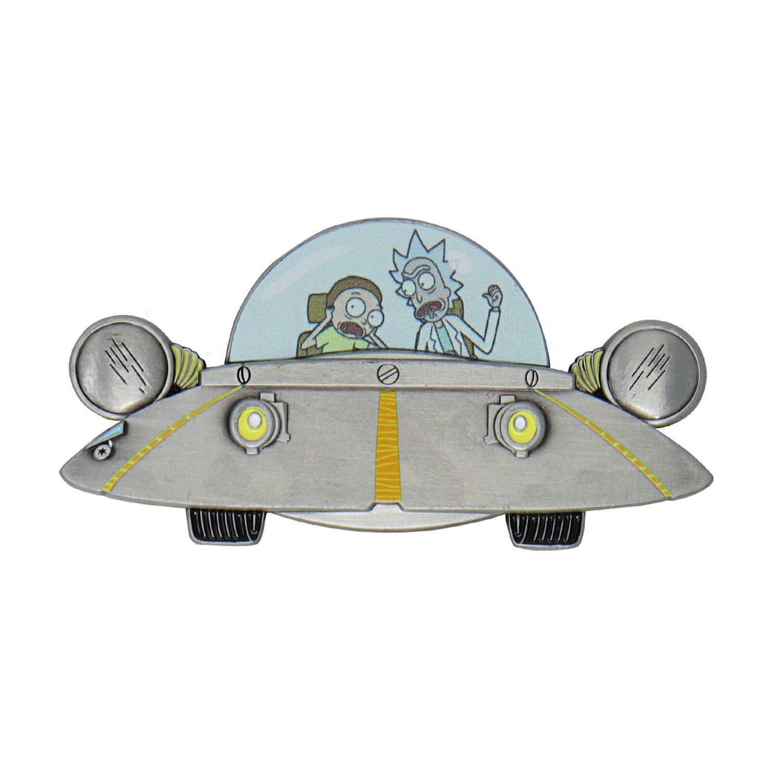 DUST! Rick and Morty Limited Edition Space Ship Medallion Merchandise -  Zavvi Ireland