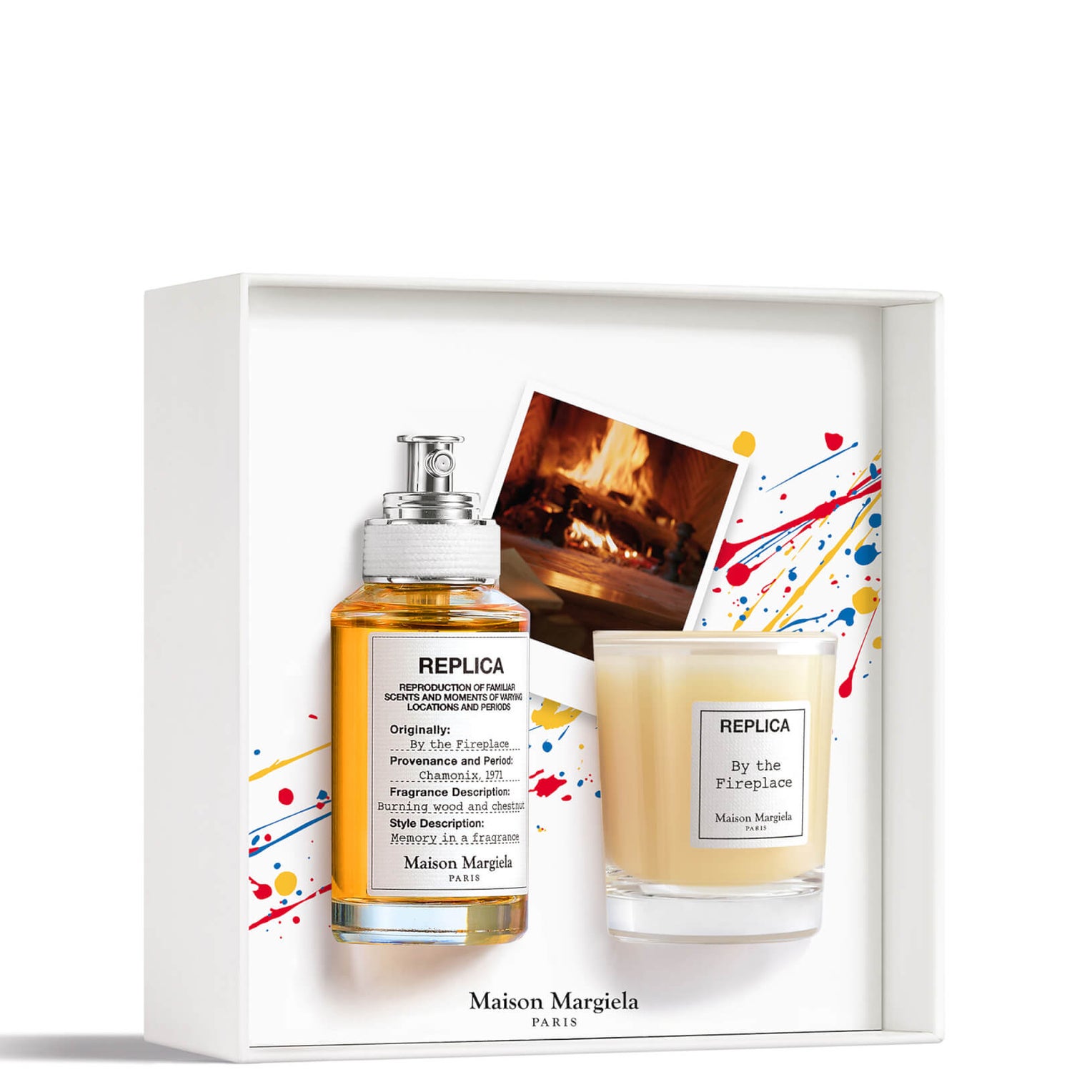 Maison Margiela Replica By the Fireplace 30ml Eau De Toilette and By the Fireplace Candle 35g