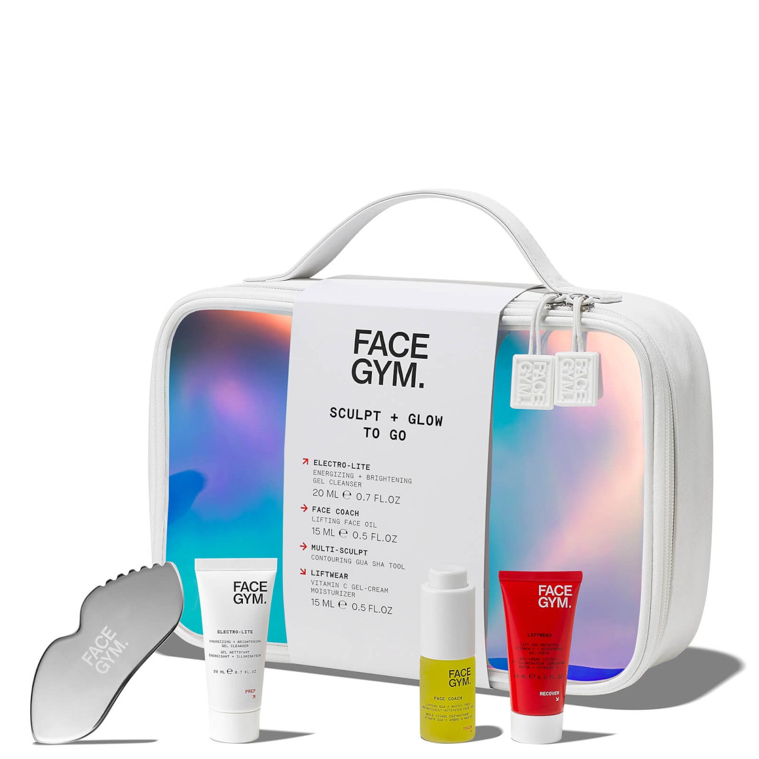 FaceGym Sculpt and Glow to Go Set (Worth £95.00)