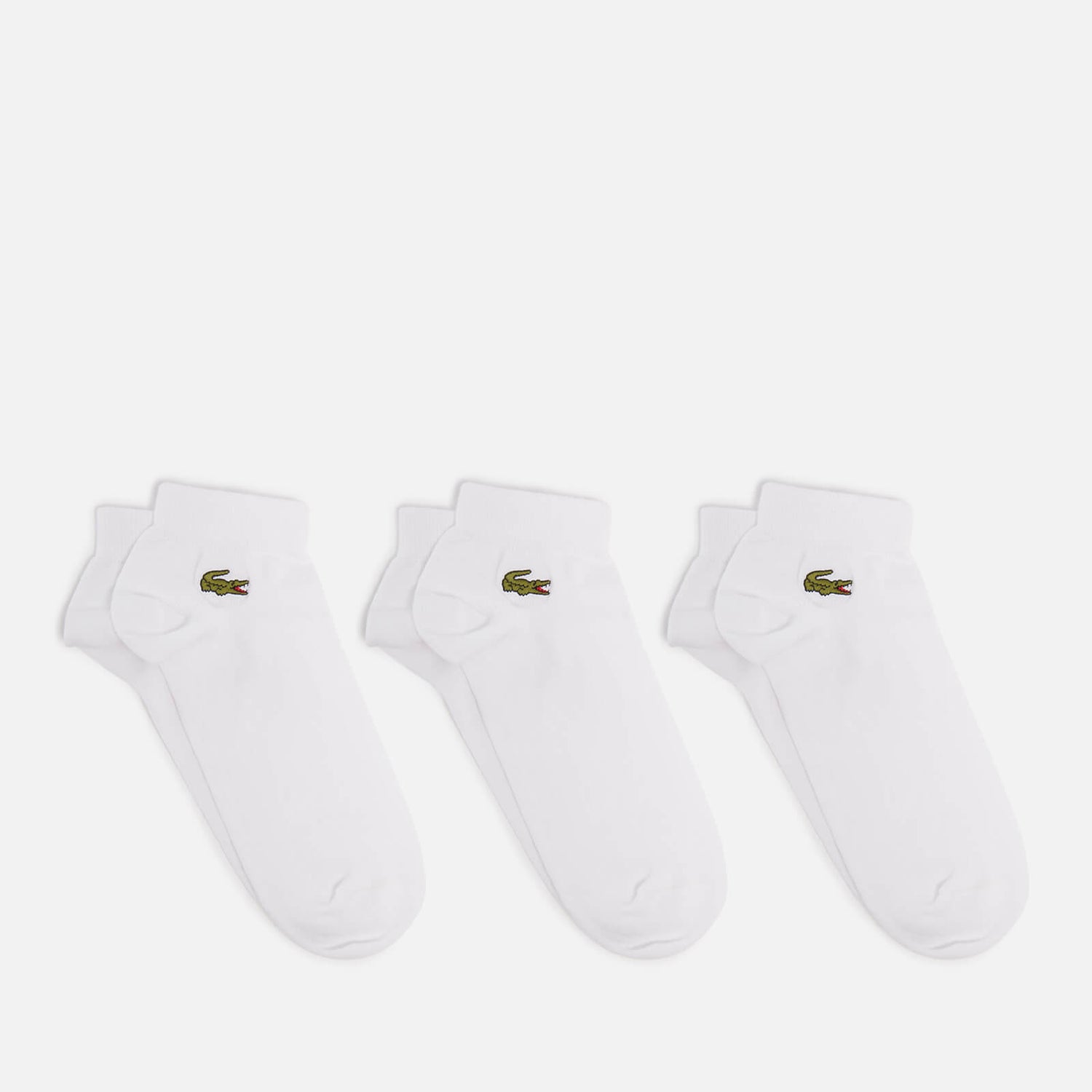 Lacoste three-Pack Logo-Embroidered Cotton-Blend Socks - 39/42