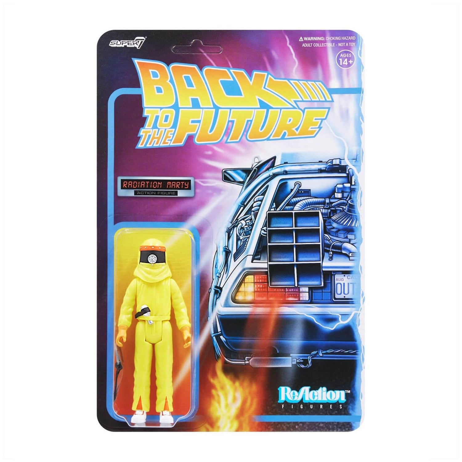 ReAction - 3.75 Inch Action Figure: Back to the Future / Series 2 - Marty McFly (Radiation Suit Version)