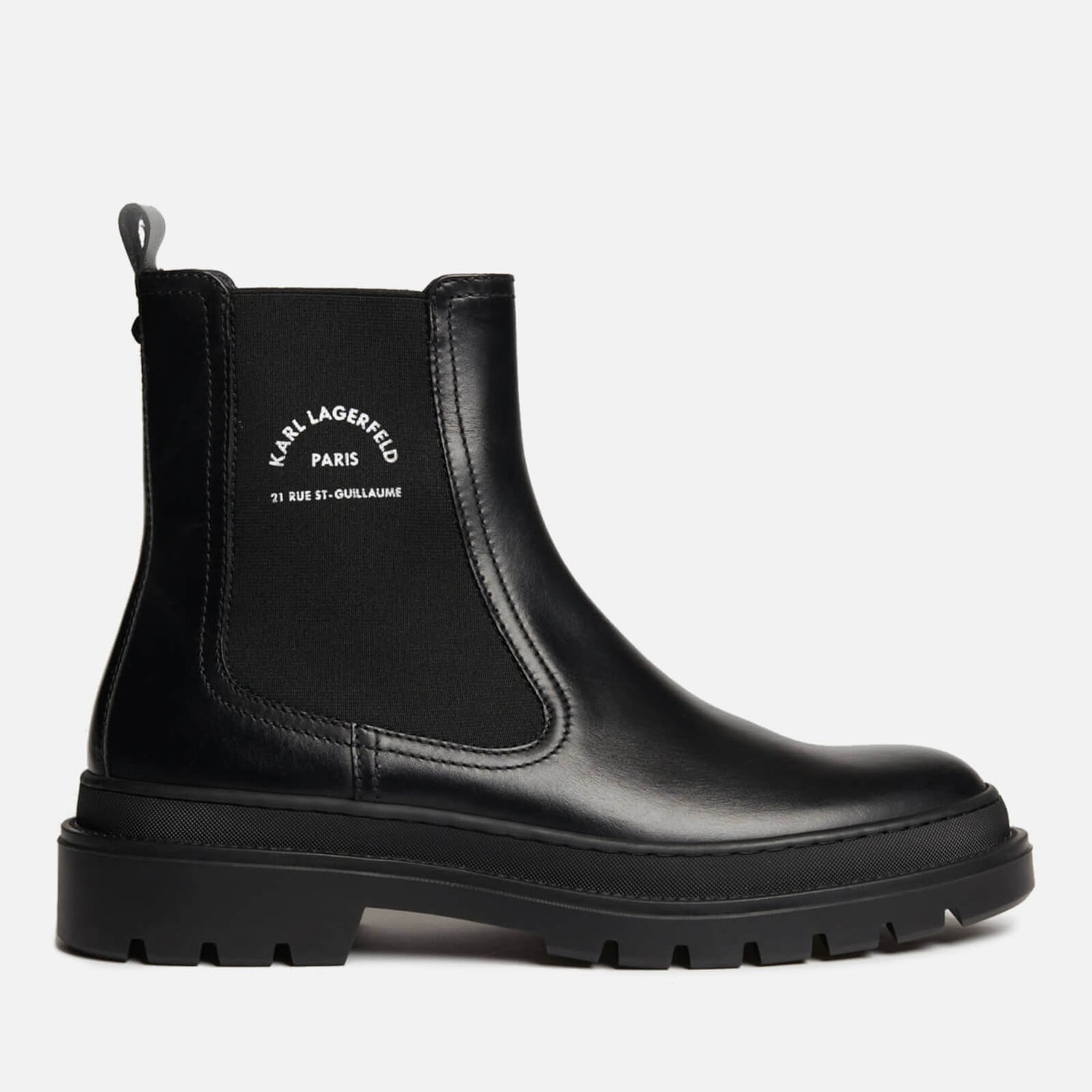 KARL LAGERFELD Outland Leather Chelsea Boots - UK 9