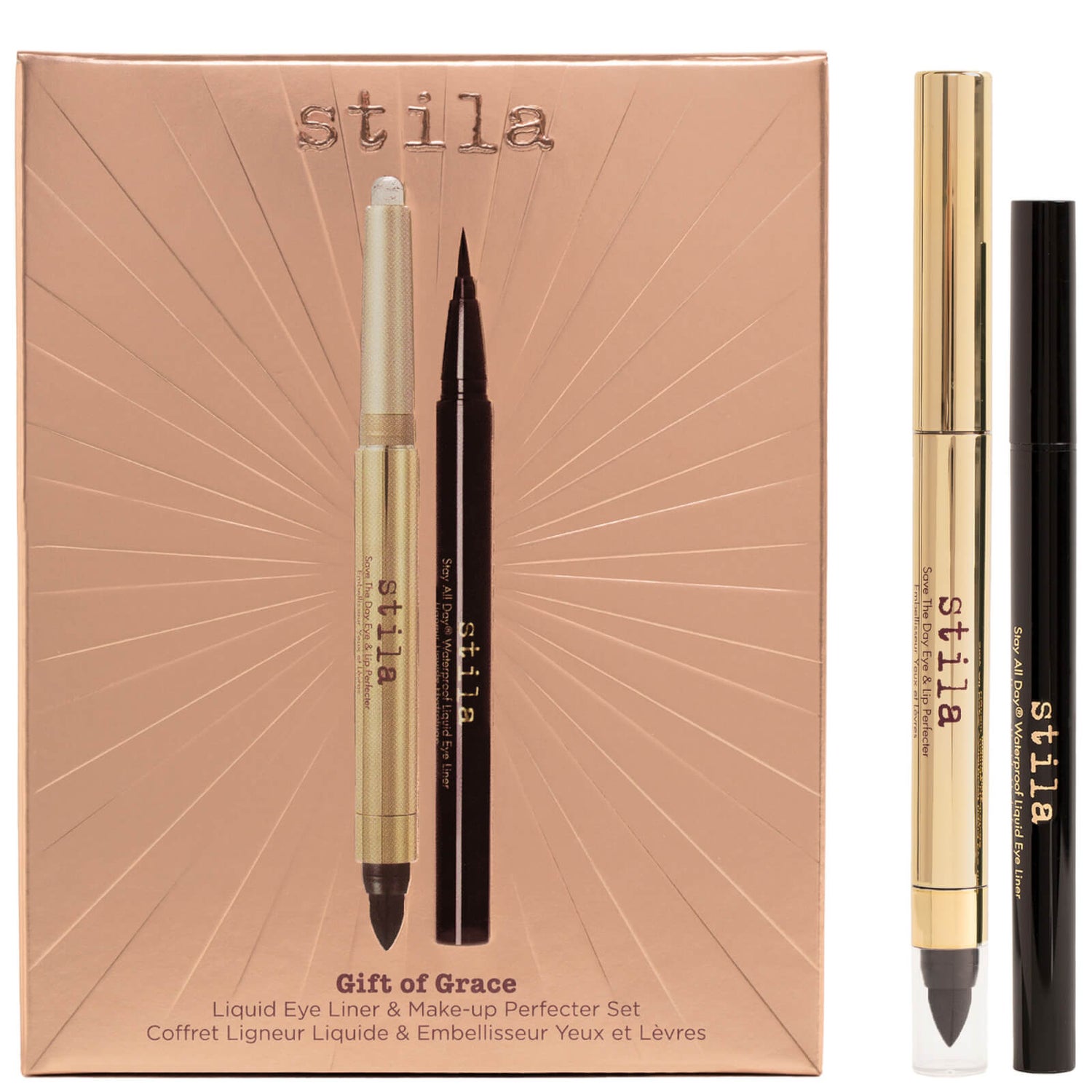 Stila Gift of Grace Liquid Eye Liner & Make-up Perfecter Set (Worth £35.00)