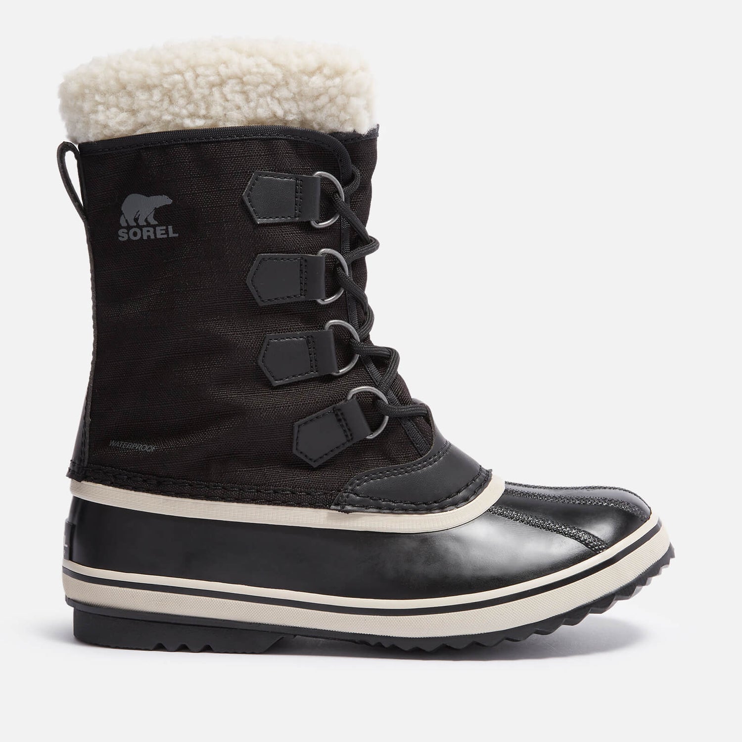 Sorel Winter Carnival Waterproof Leather and Canvas Boots - UK 3