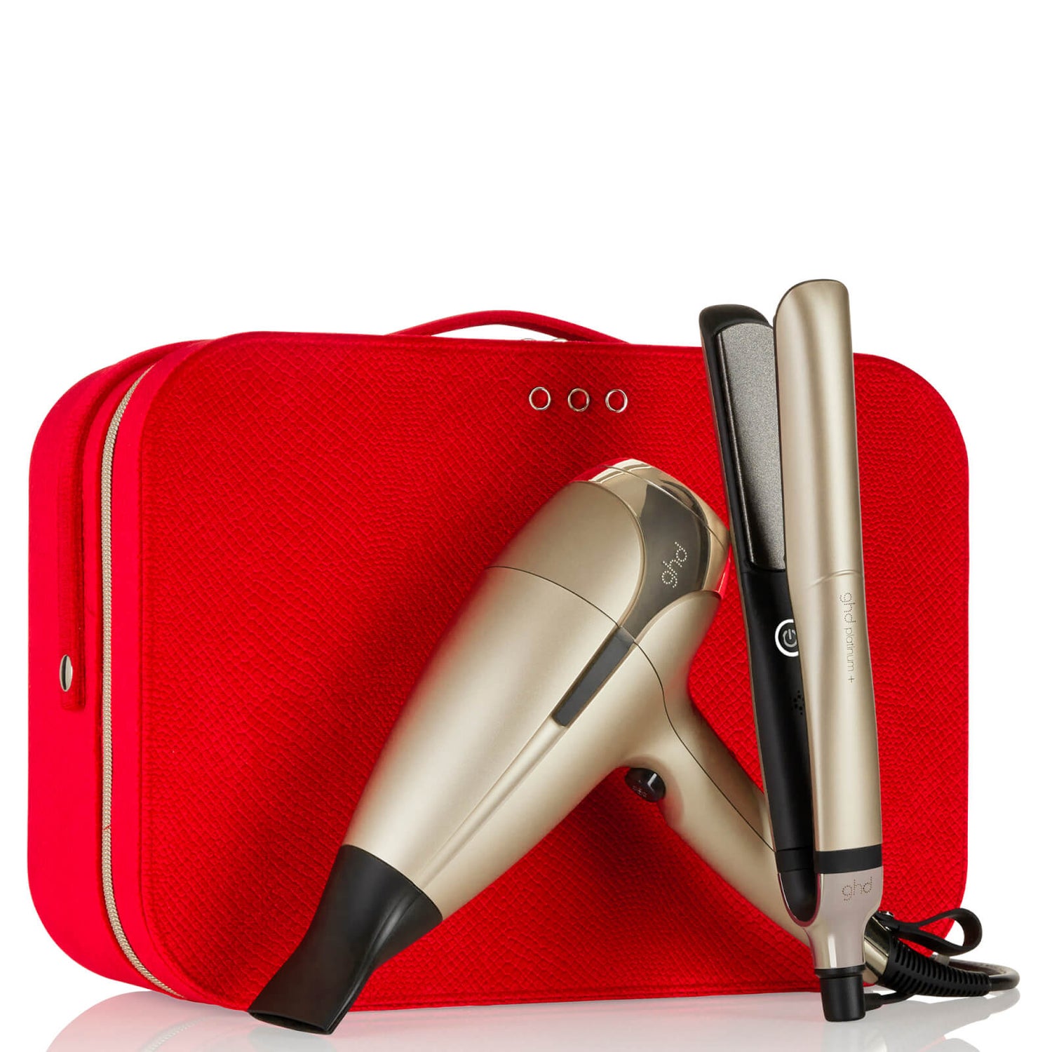 ghd Platinum+ and Helios Limited Edition Hair Straightener and Hair Dryer Set