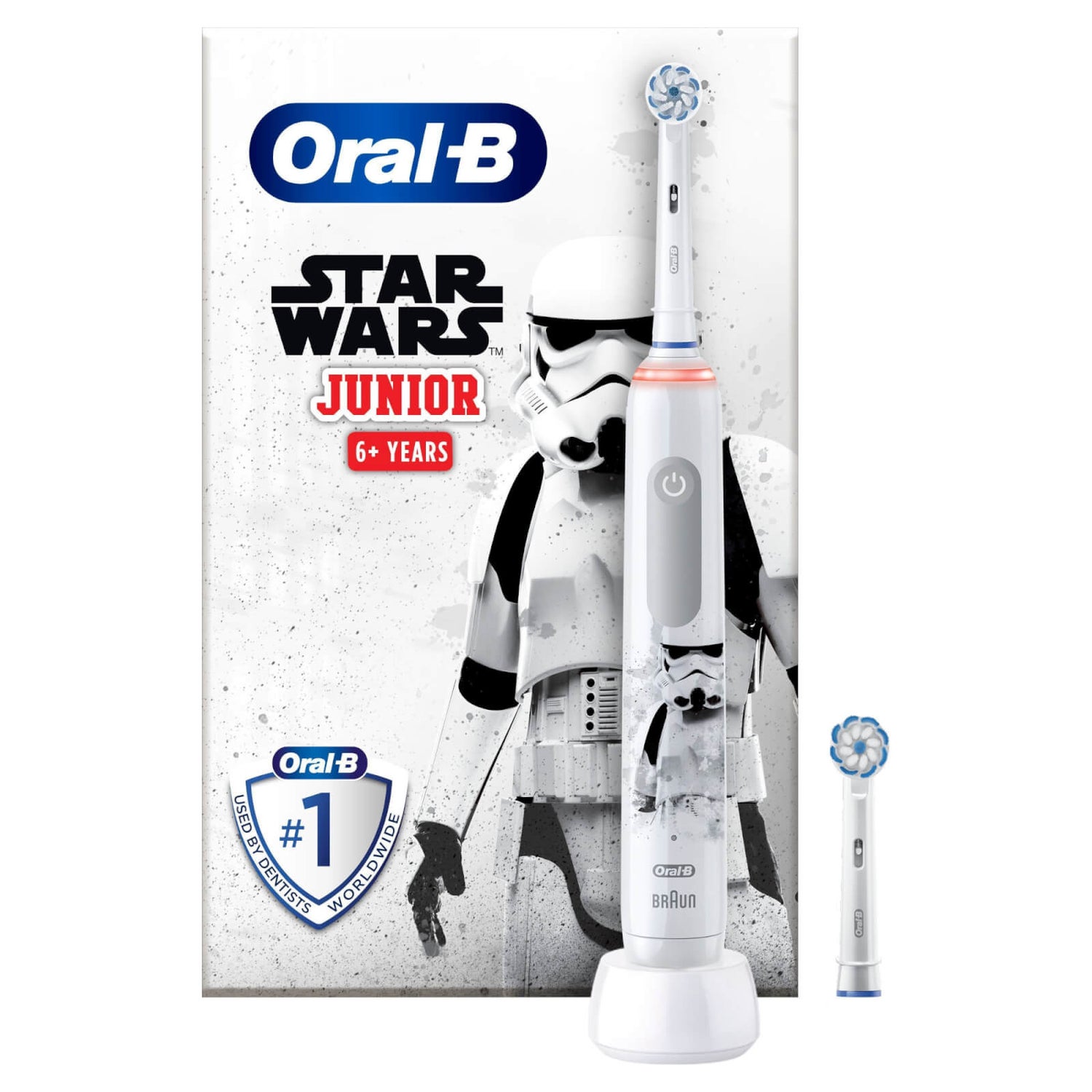 Oral-B Pro Junior Star Wars Elektrische Tandenborstel - Voor Kinderen Vanaf 6 Jaar