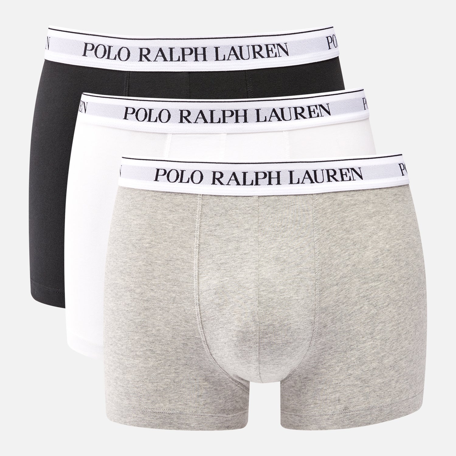 Polo Ralph Lauren 3er-Pack klassische Boxer Briefs - Andover Heather/Black/White - XL