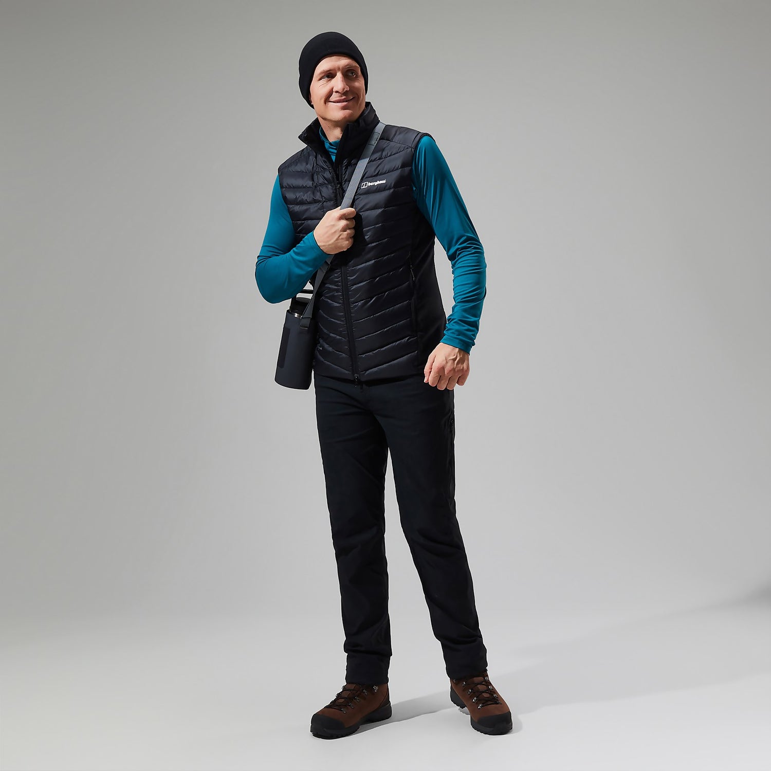 Men s Tephra 2.0 Insulated Gilet Black Berghaus