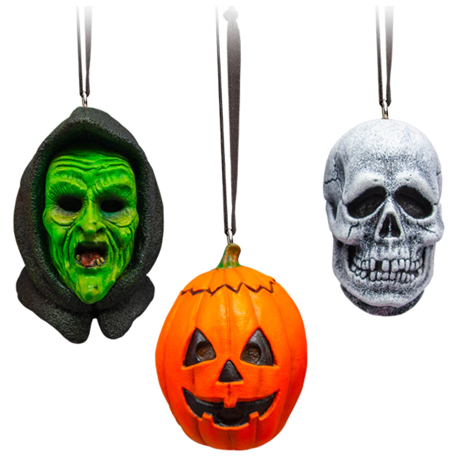 Trick or Treat Studios Halloween III: Season of the Witch 3 Mask Holiday Horrors Ornament Set