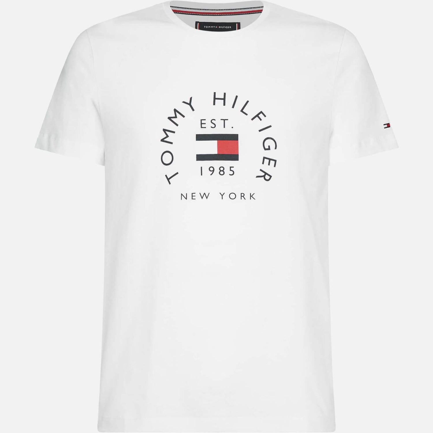Tommy Hilfiger Flag Arch Cotton T-Shirt - S