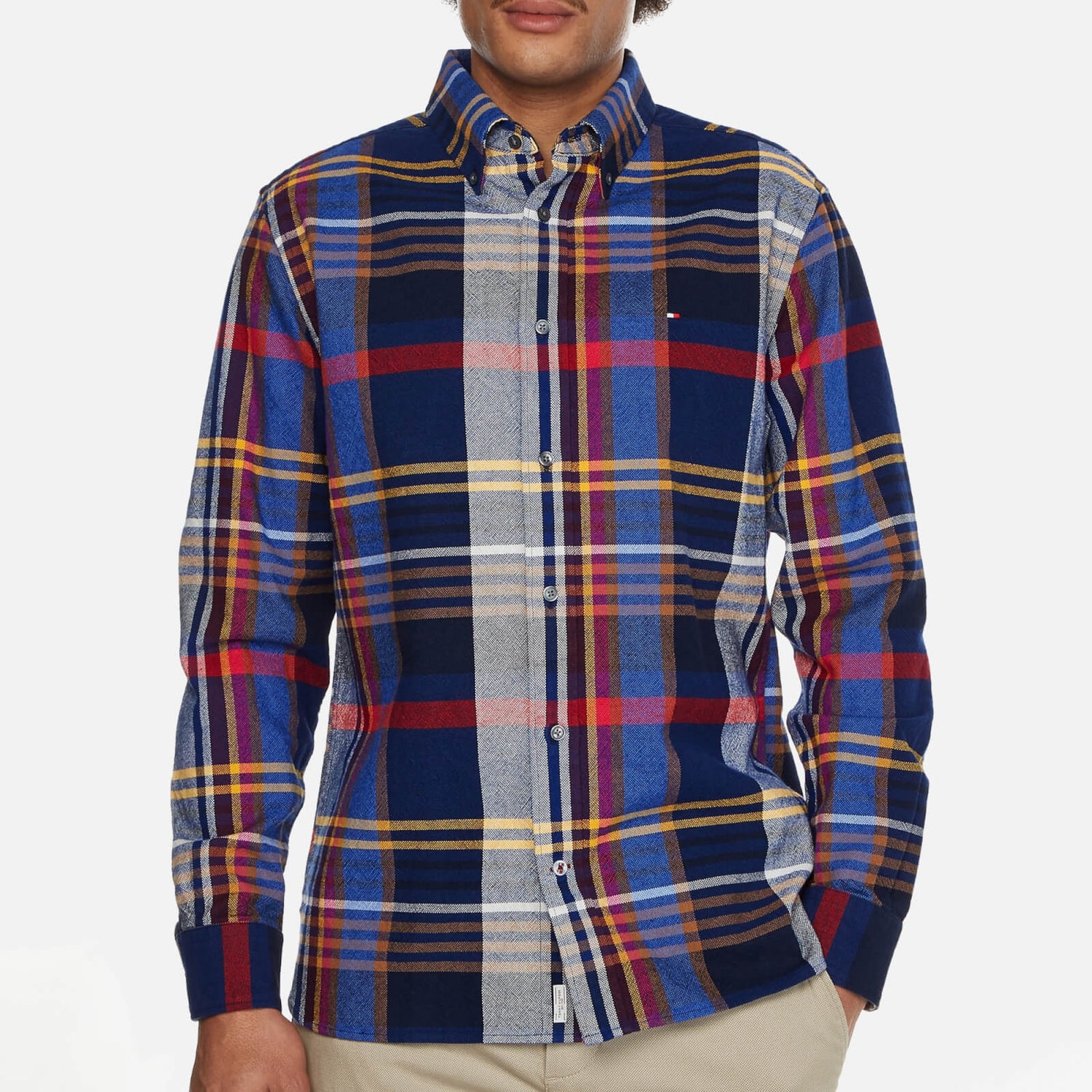 Tommy Hilfiger Checked Cotton-Flannel Shirt - S