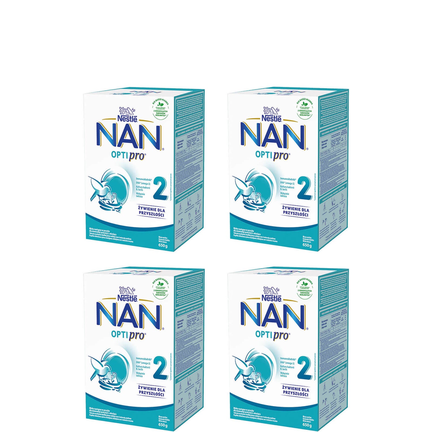 Zestaw Nan Optipro® 2 - 4x (2x325g)