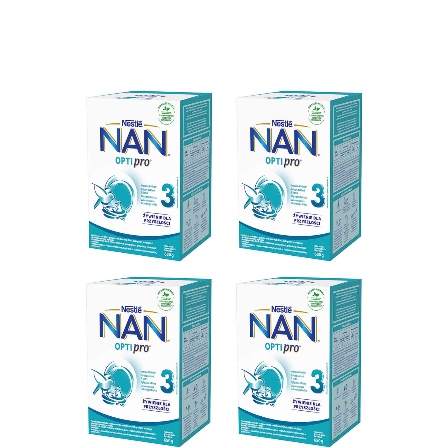 Zestaw Nan Optipro® 3 - 4x (2x325g)