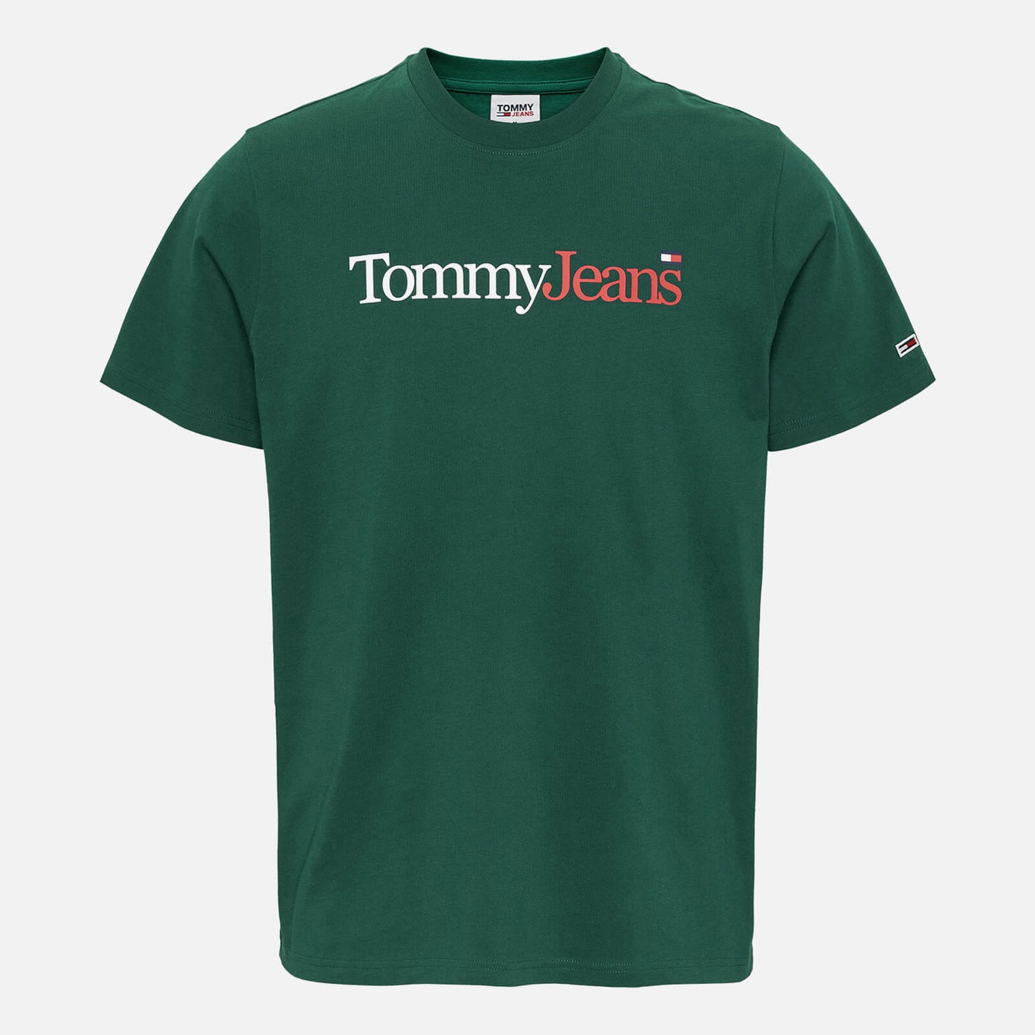 Tommy Jeans Essential Cotton-Blend Multi Logo T-Shirt - M