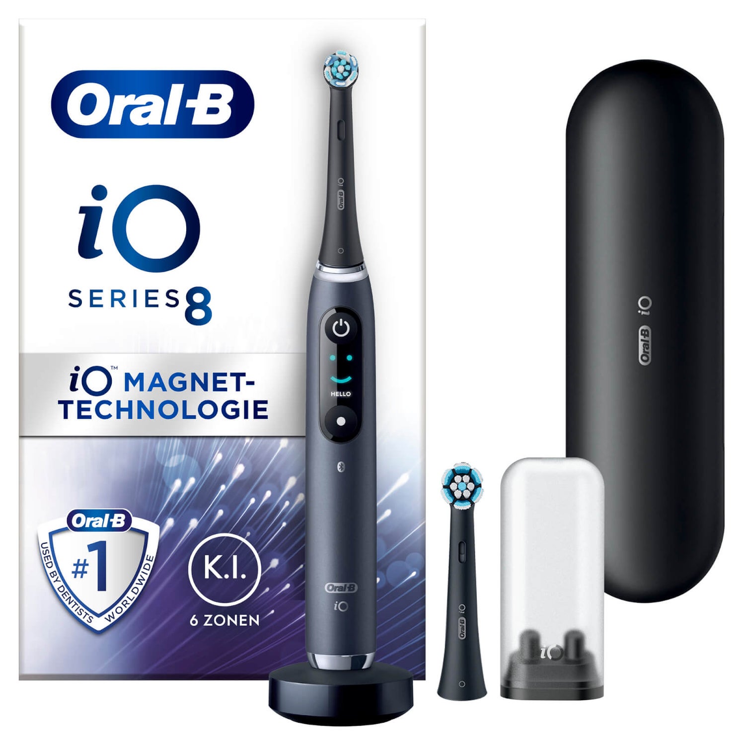 [Zahnarztpraxis-Angebot] Oral-B iO Series 8N Elektrische Zahnbürste Black Onyx