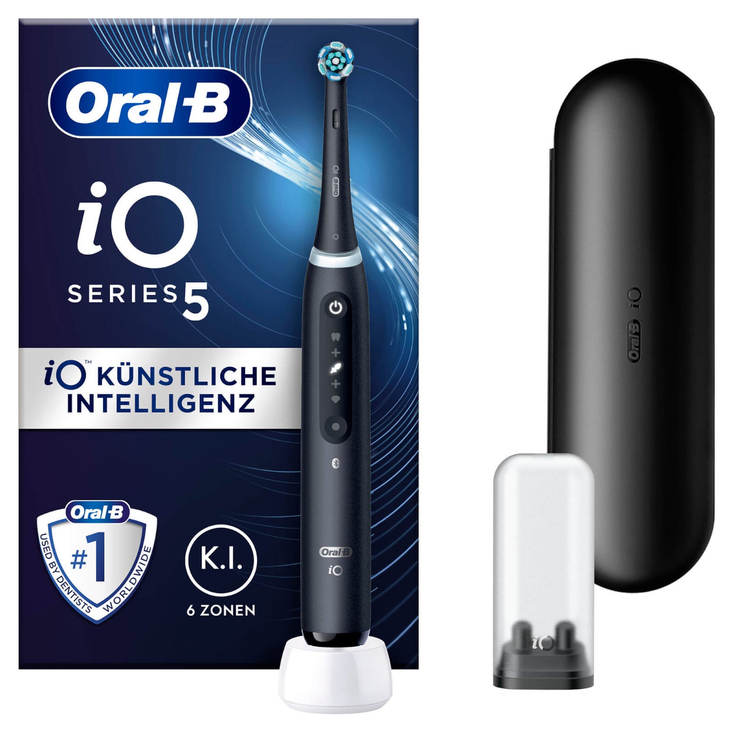 [Zahnarztpraxis-Angebot] Oral-B iO Series 5 Elektrische Zahnbürste Matt Black