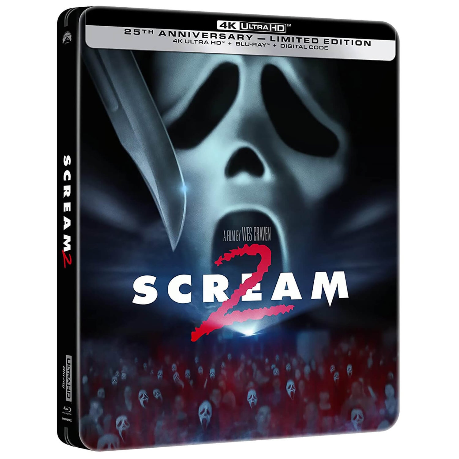 Scream 2 25th Anniversary Limited Edition Steelbook 4K Ultra HD (Includes Blu-ray + Digital)